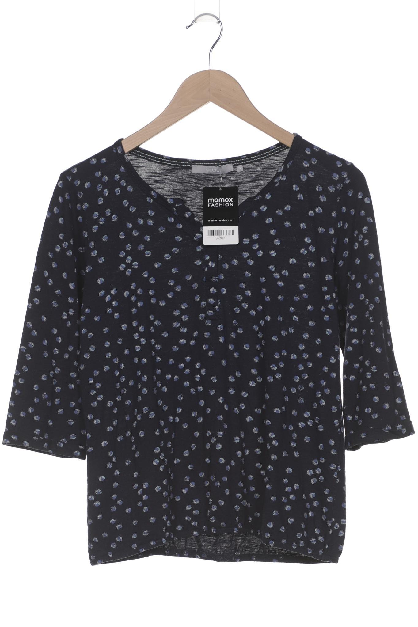 

Cecil Damen Langarmshirt, marineblau, Gr. 36