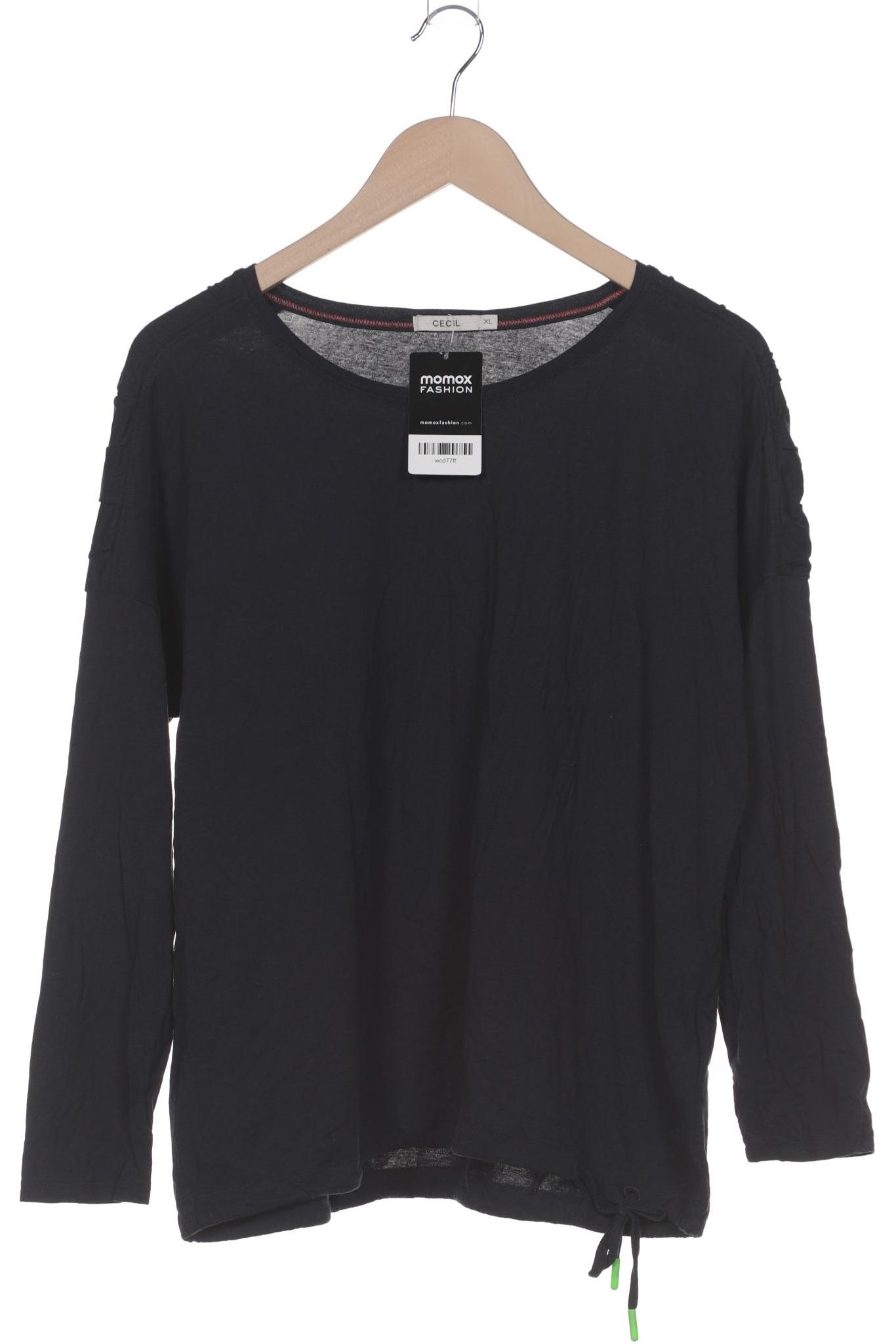 

Cecil Damen Langarmshirt, marineblau, Gr. 44