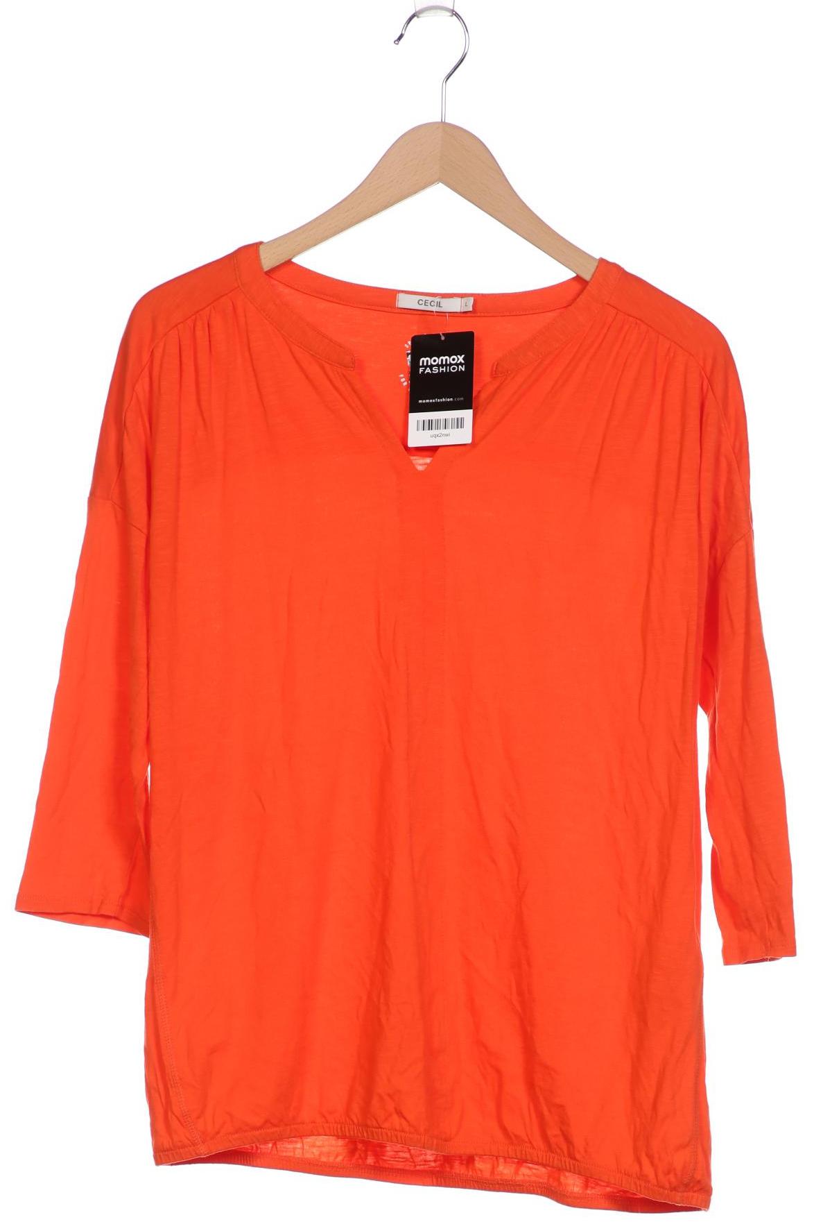 

Cecil Damen Langarmshirt, orange, Gr. 42