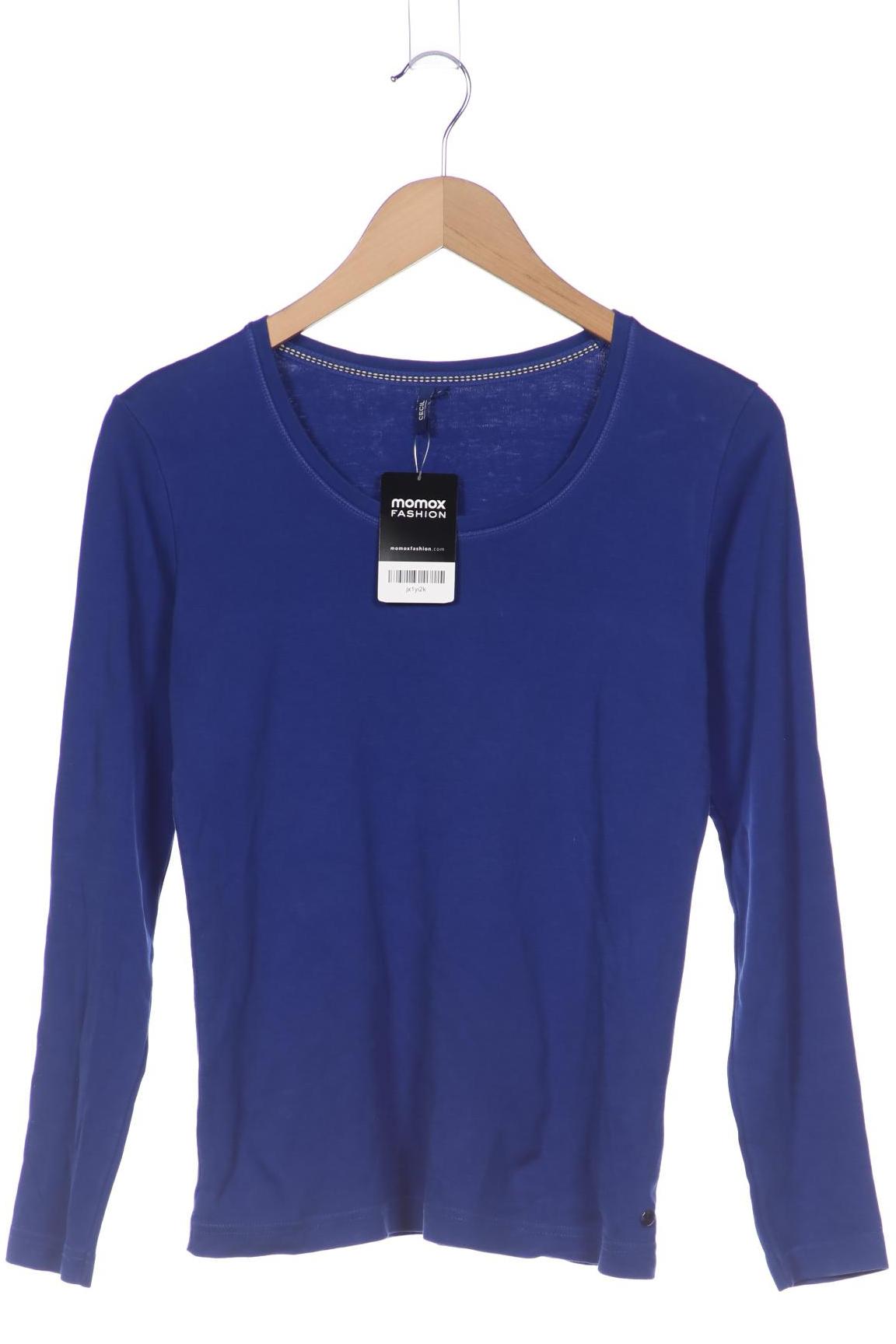 

Cecil Damen Langarmshirt, blau, Gr. 38