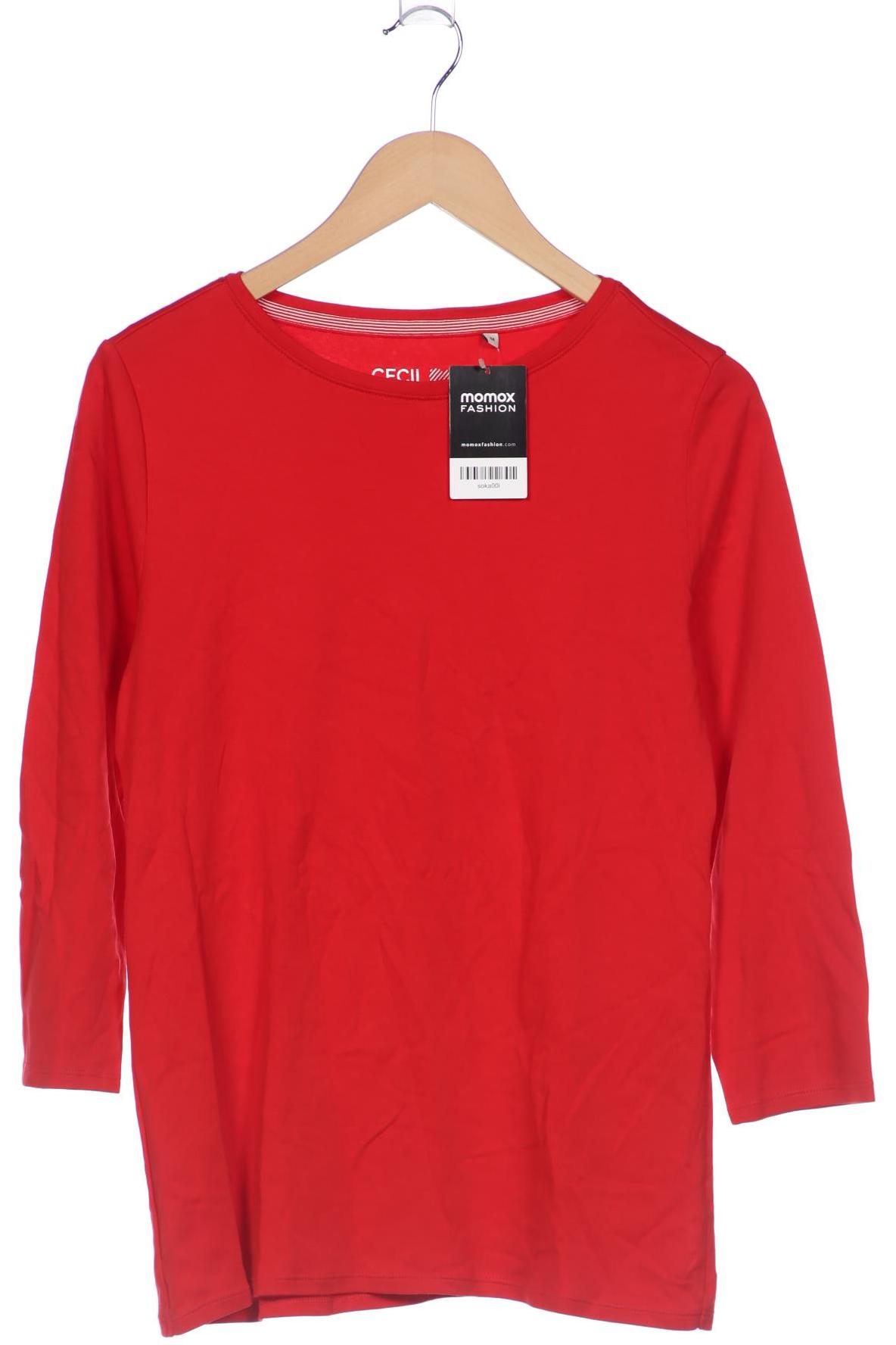 

Cecil Damen Langarmshirt, rot, Gr. 38