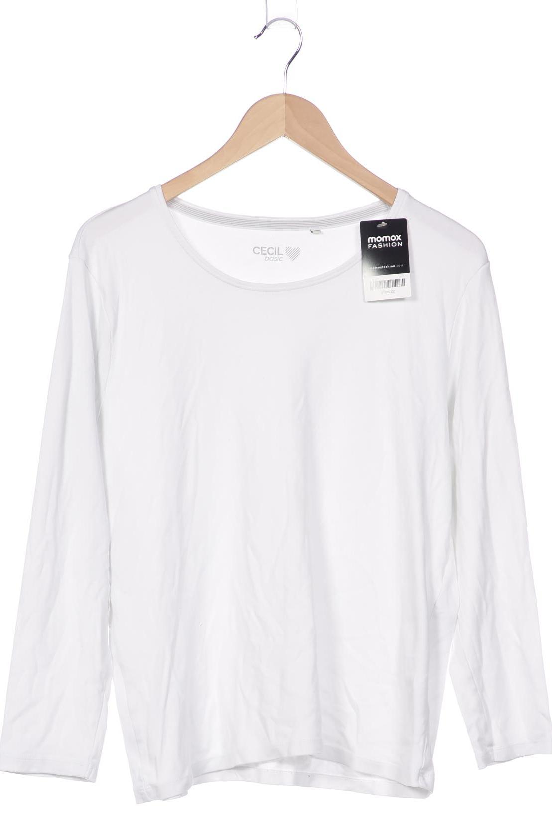 

Cecil Damen Langarmshirt, weiß, Gr. 46