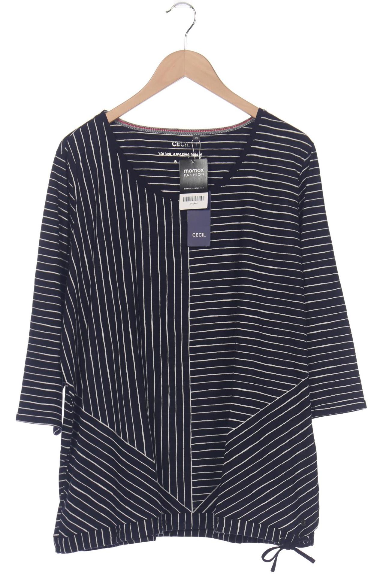 

Cecil Damen Langarmshirt, marineblau, Gr. 46