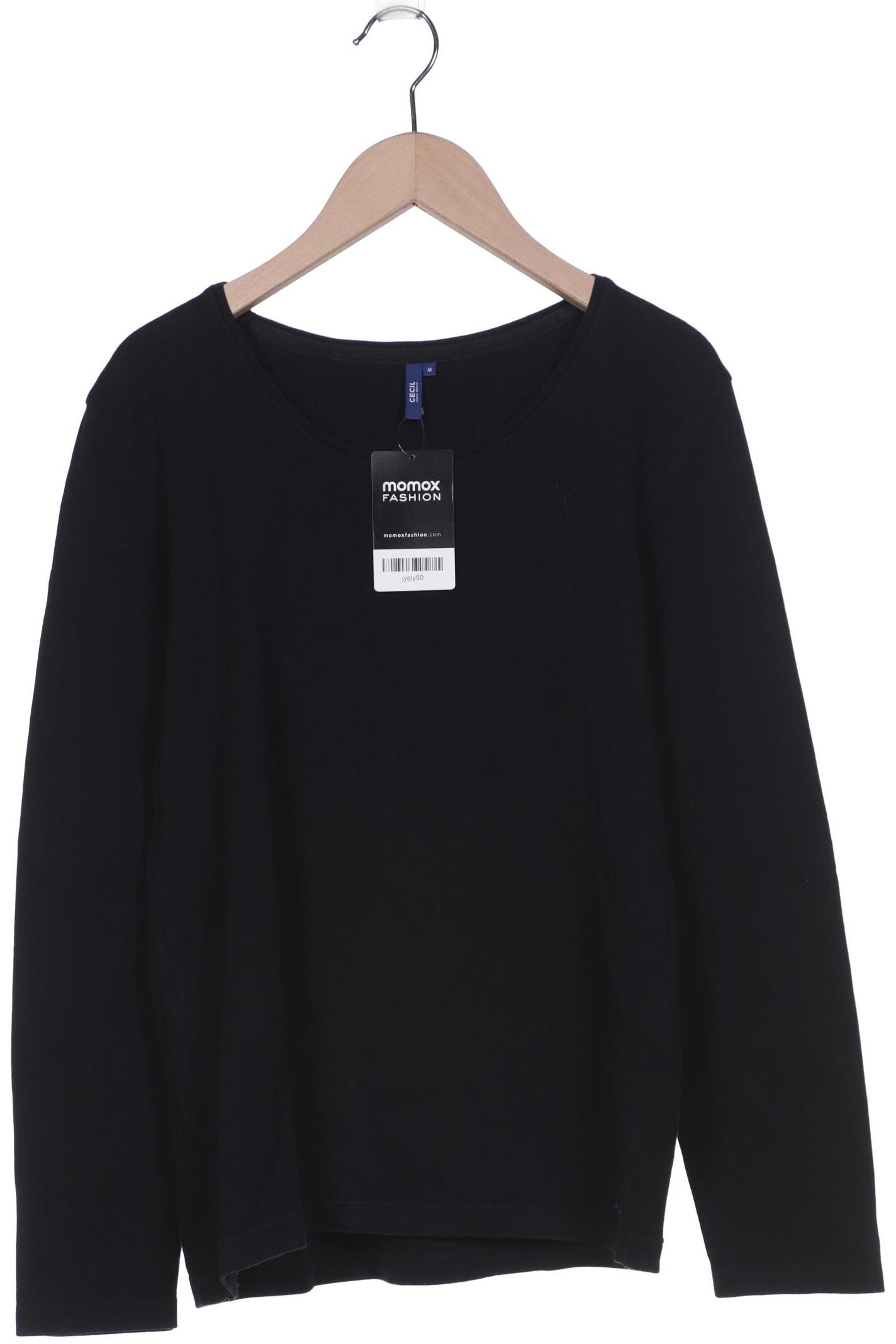 

CECIL Damen Langarmshirt, schwarz