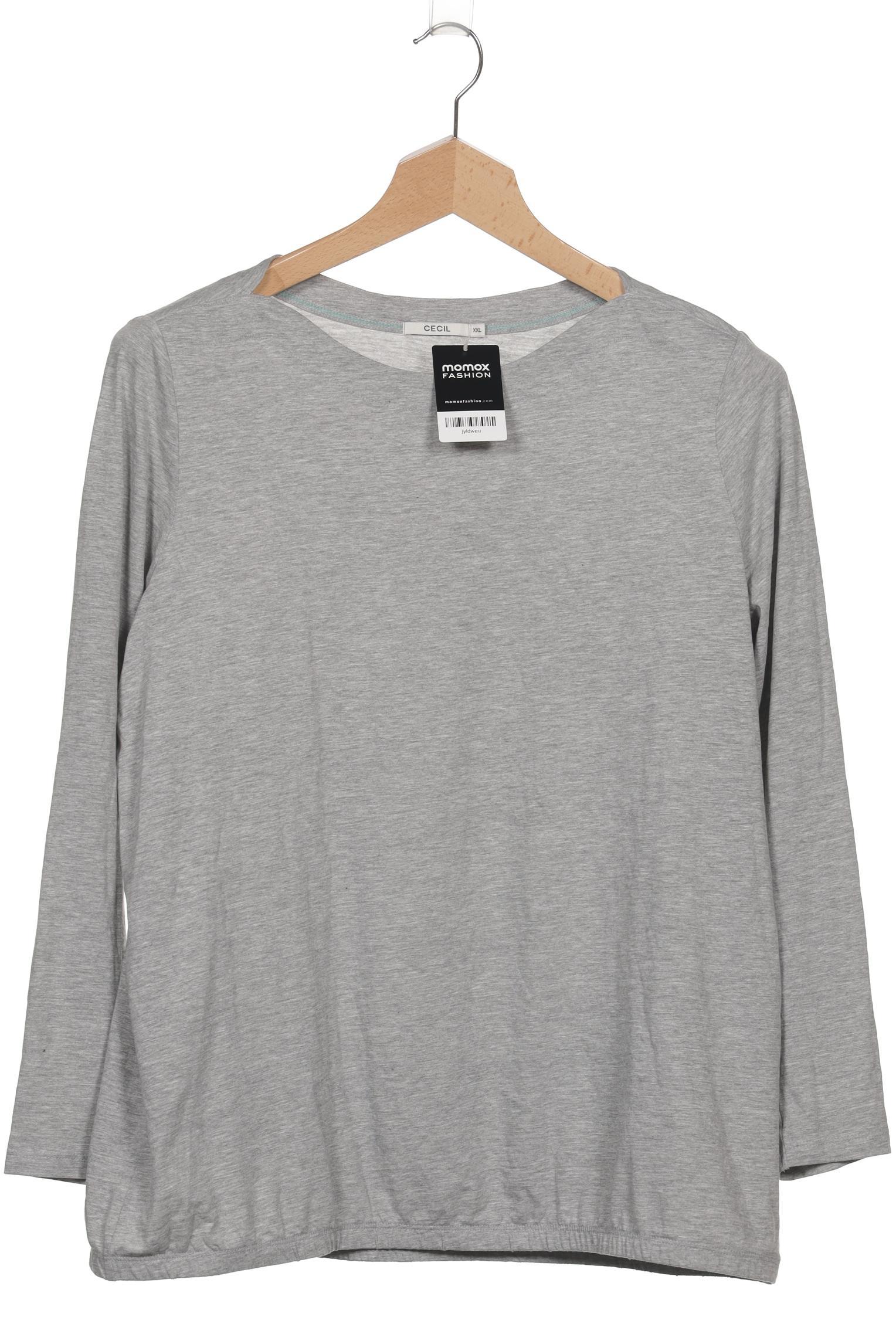 

Cecil Damen Langarmshirt, grau, Gr. 46