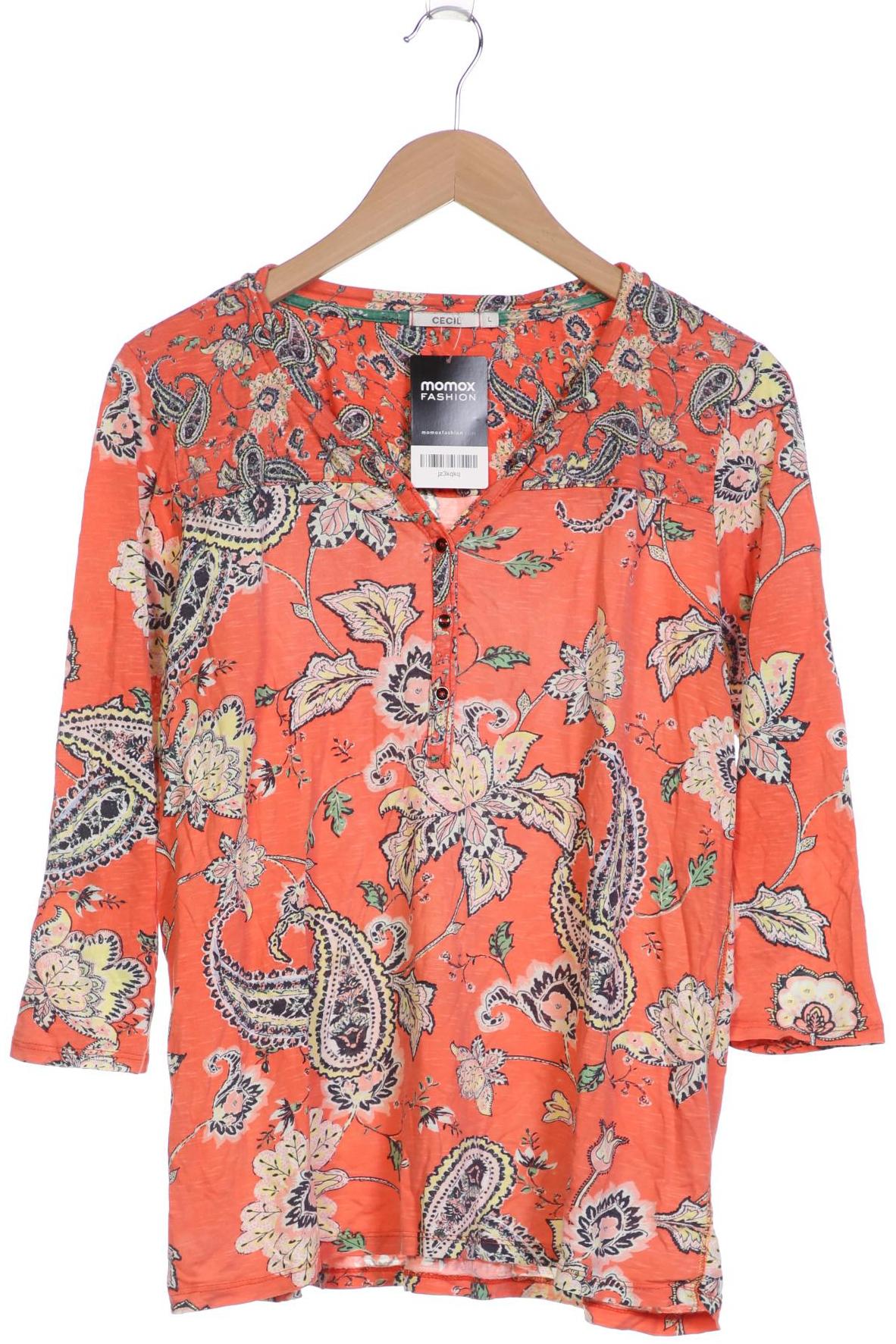 

Cecil Damen Langarmshirt, rot, Gr. 42