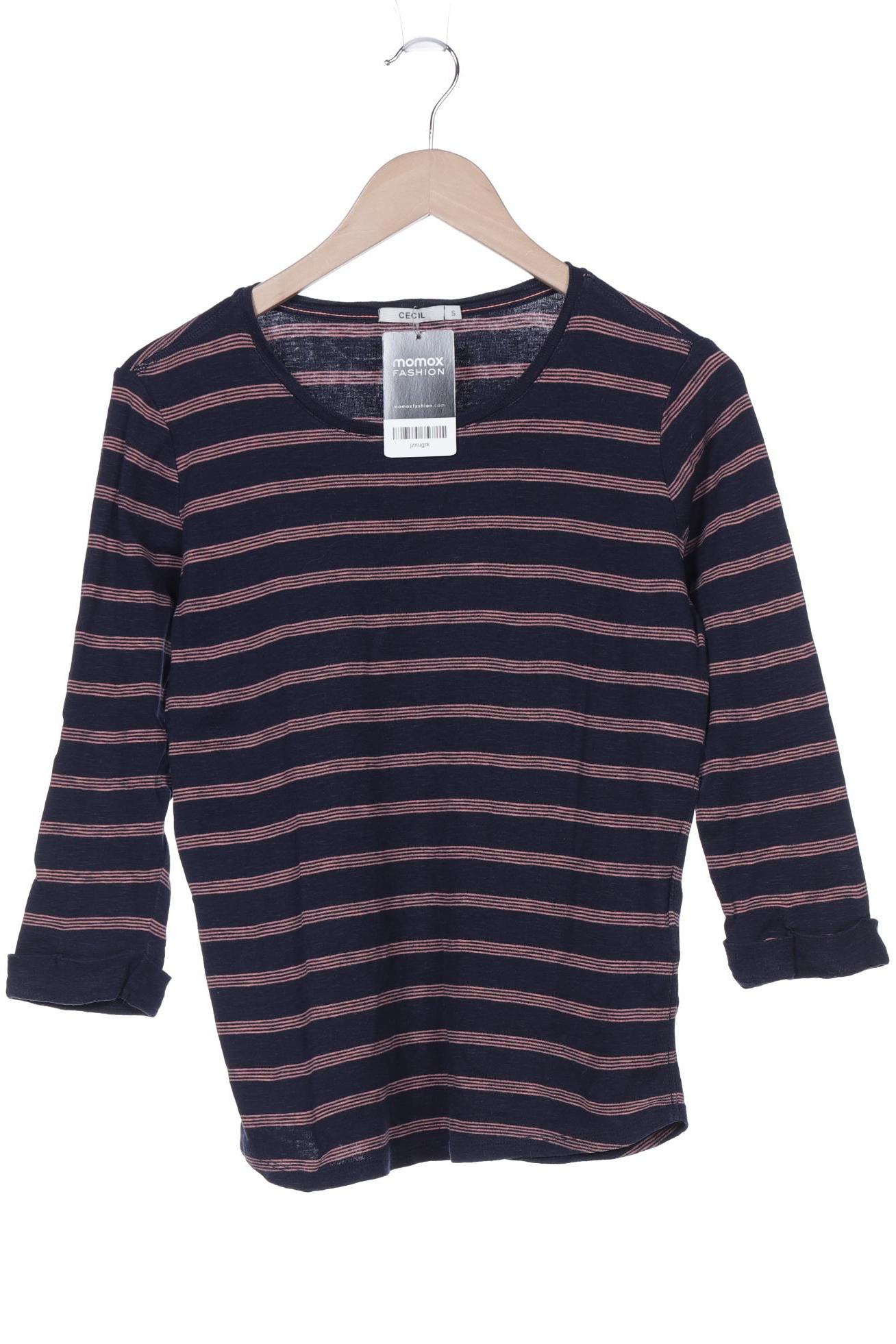 

Cecil Damen Langarmshirt, marineblau, Gr. 36