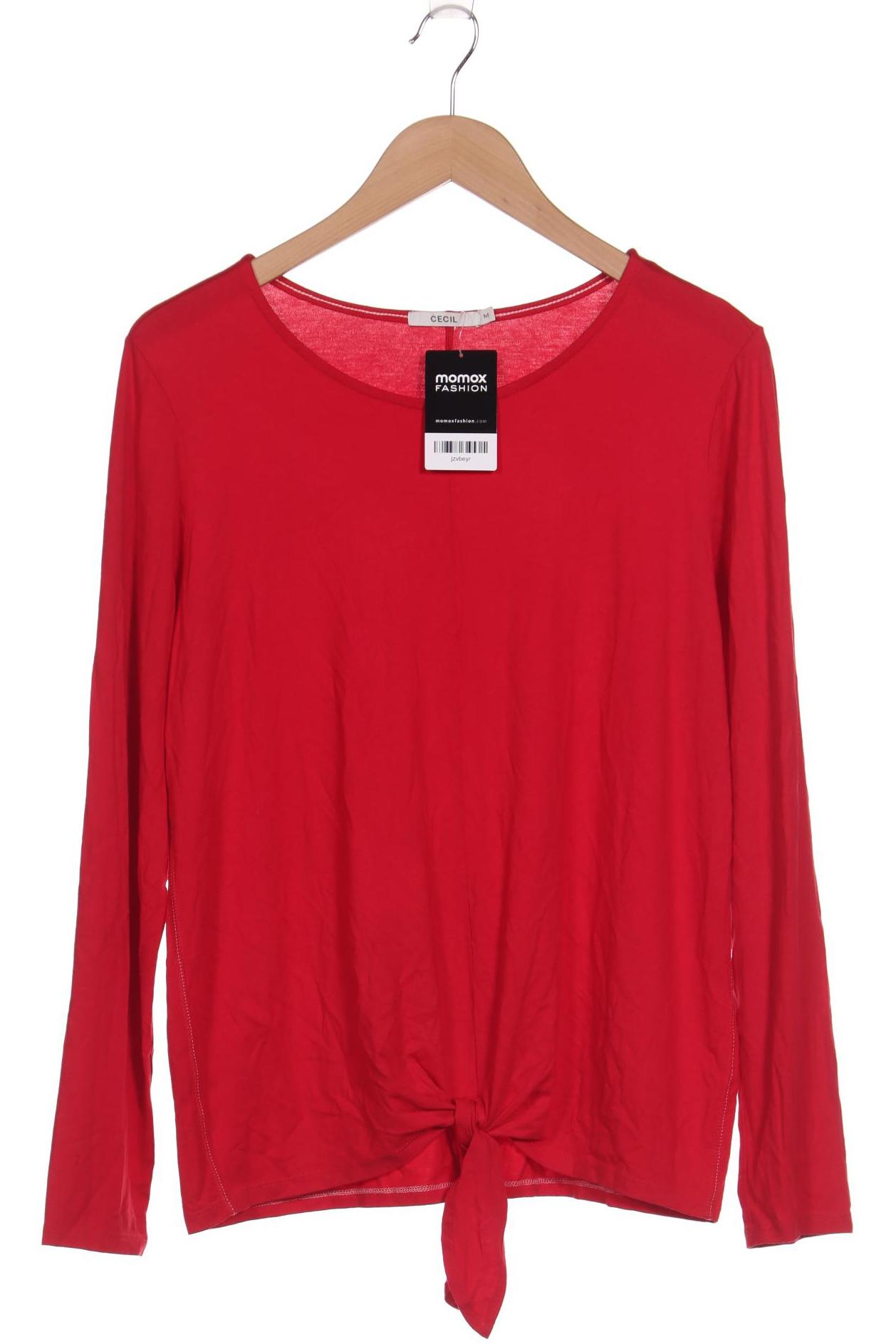 

Cecil Damen Langarmshirt, rot, Gr. 38