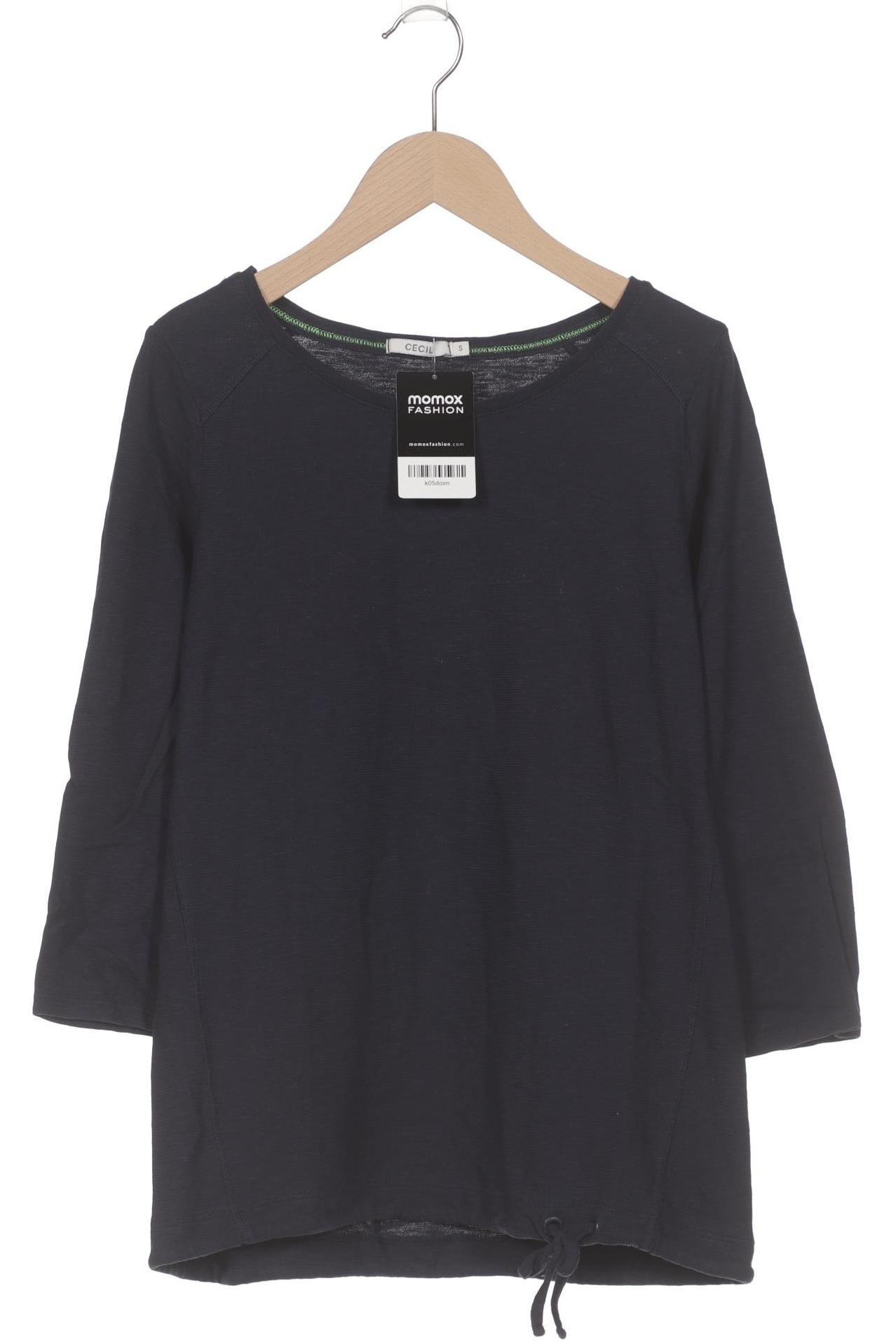 

Cecil Damen Langarmshirt, marineblau, Gr. 36