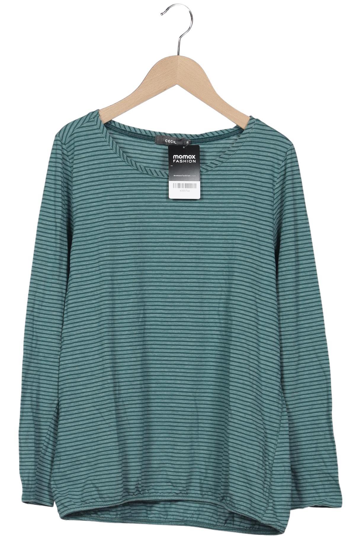 

Cecil Damen Langarmshirt, türkis, Gr. 38