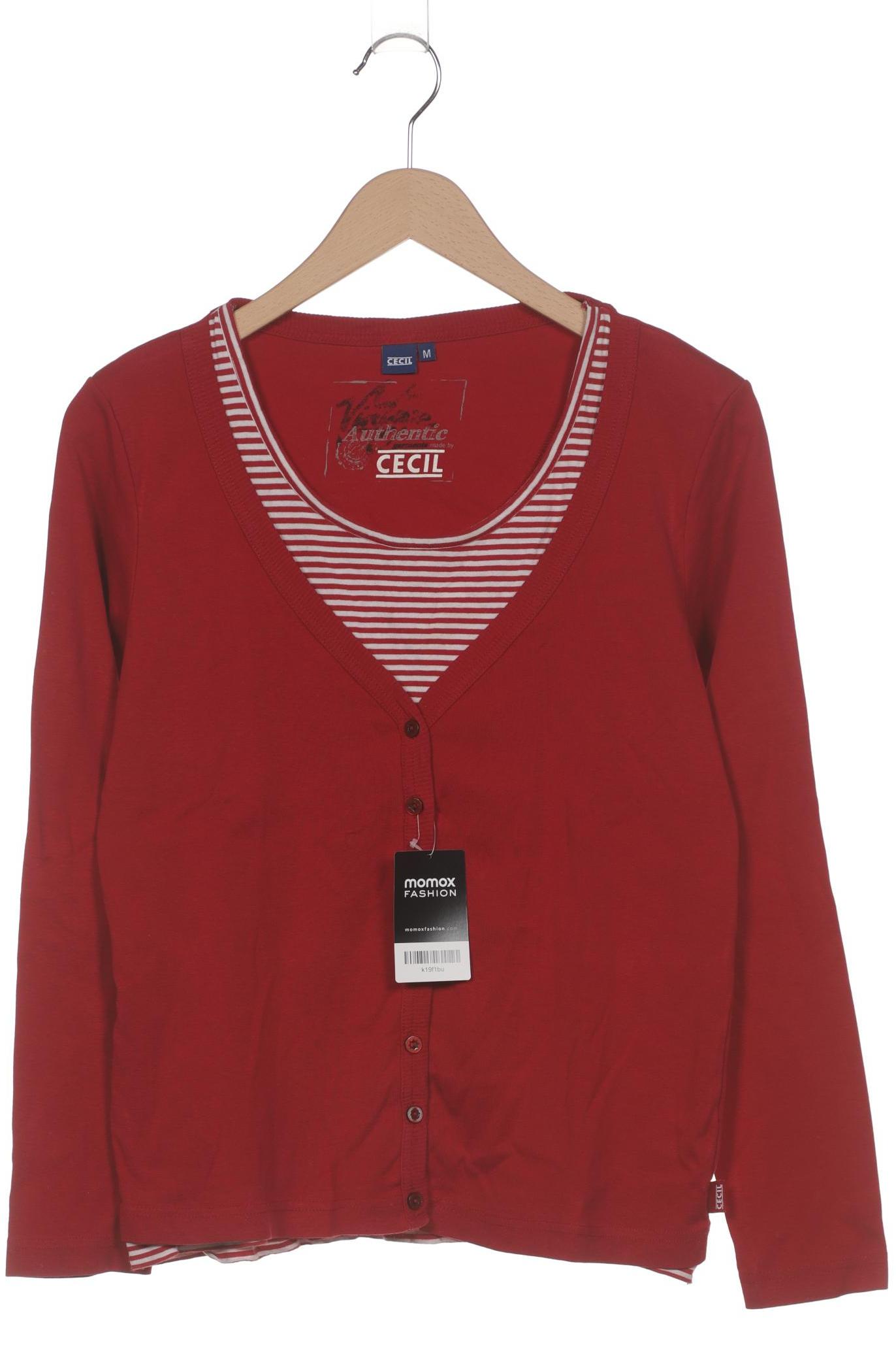 

Cecil Damen Langarmshirt, rot, Gr. 38