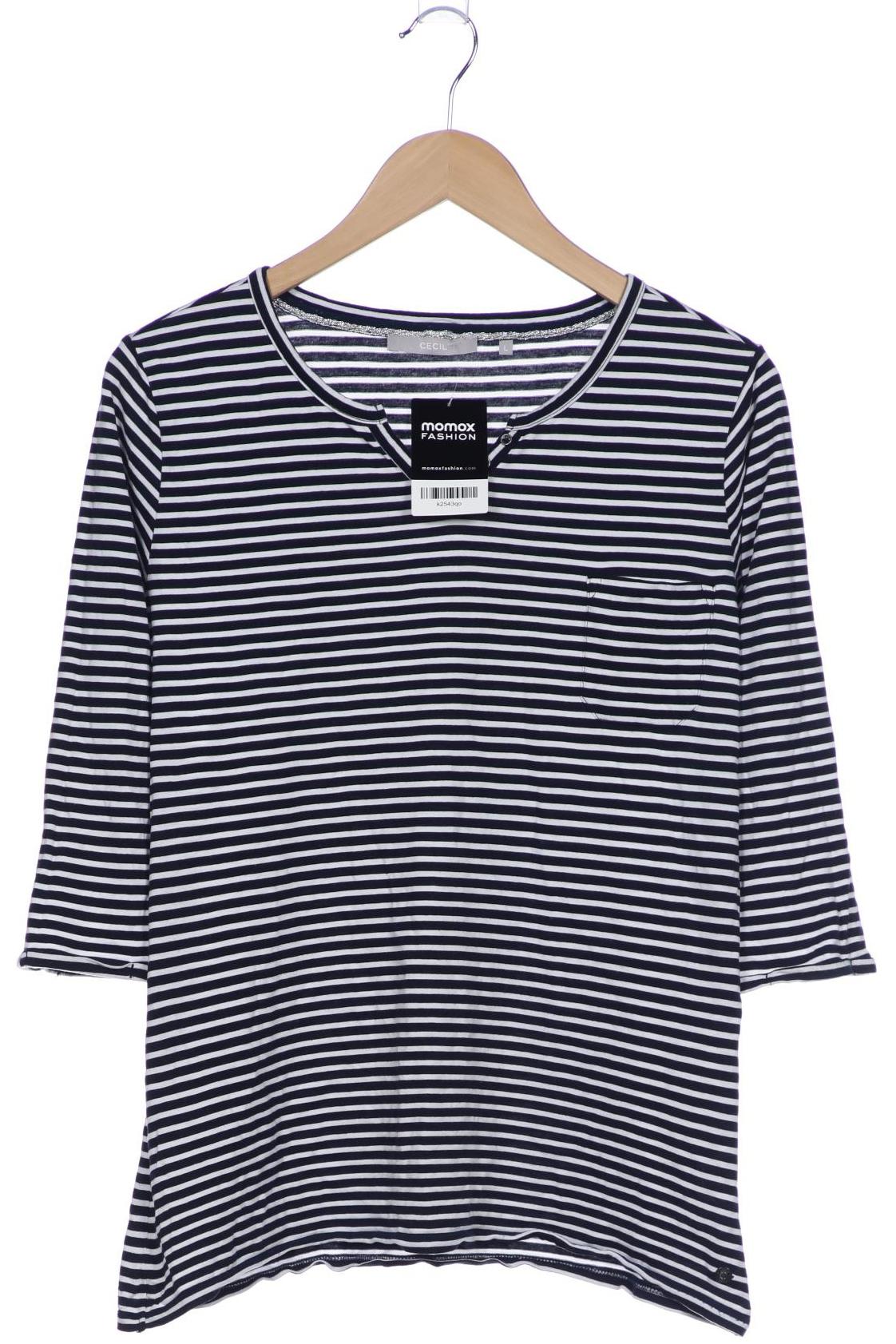 

Cecil Damen Langarmshirt, marineblau, Gr. 42