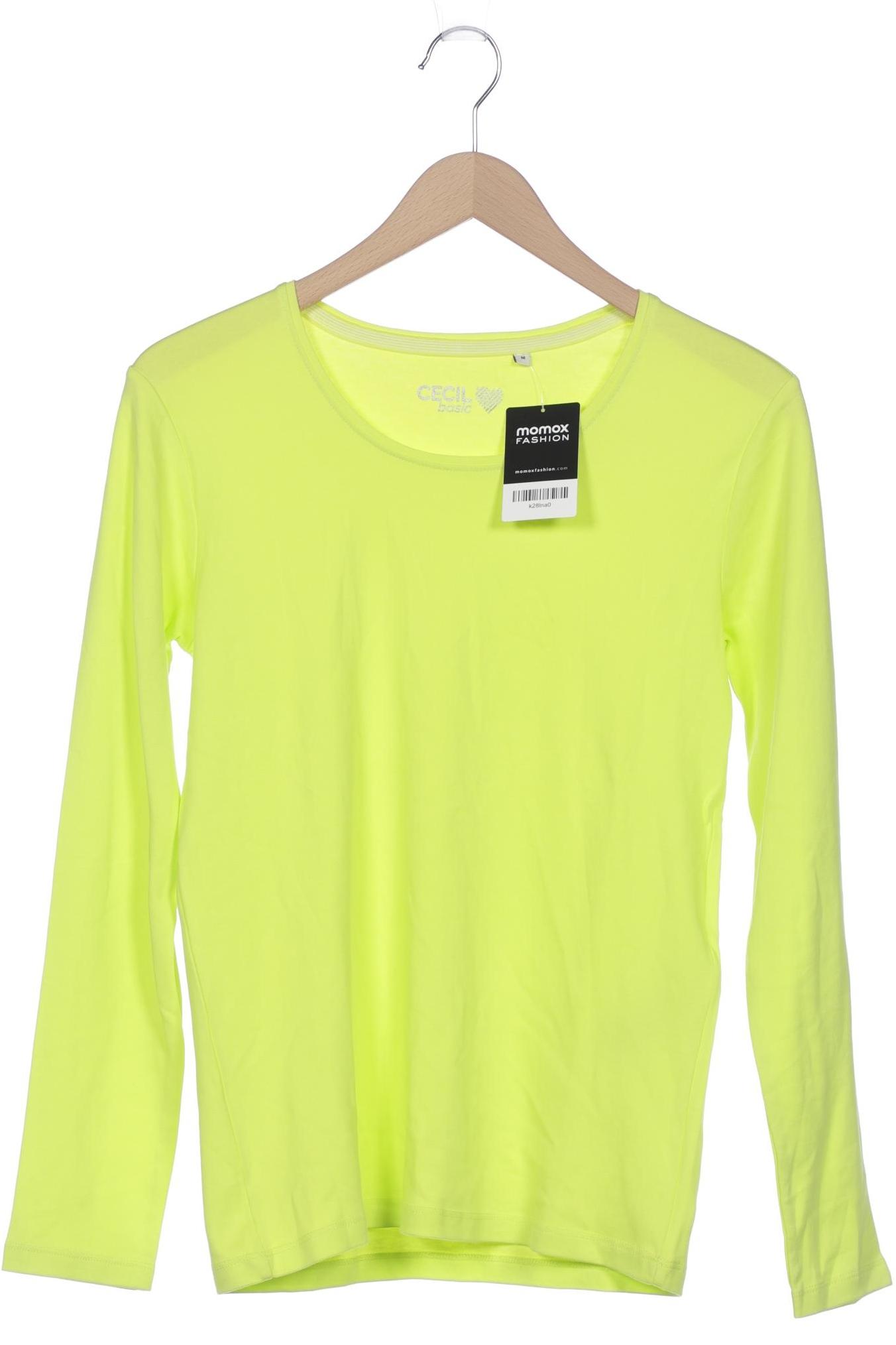 

Cecil Damen Langarmshirt, gelb, Gr. 38