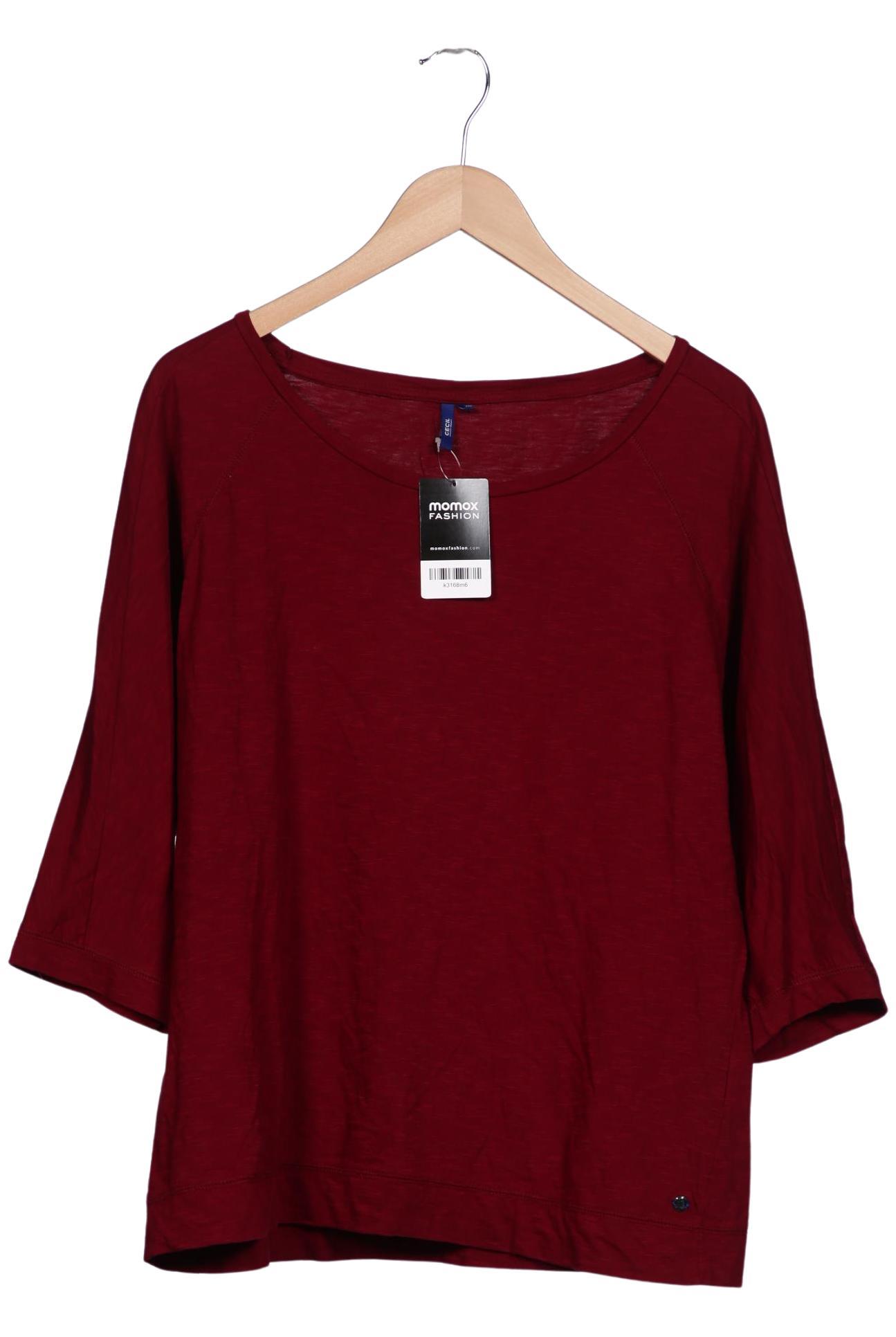 

Cecil Damen Langarmshirt, bordeaux, Gr. 46