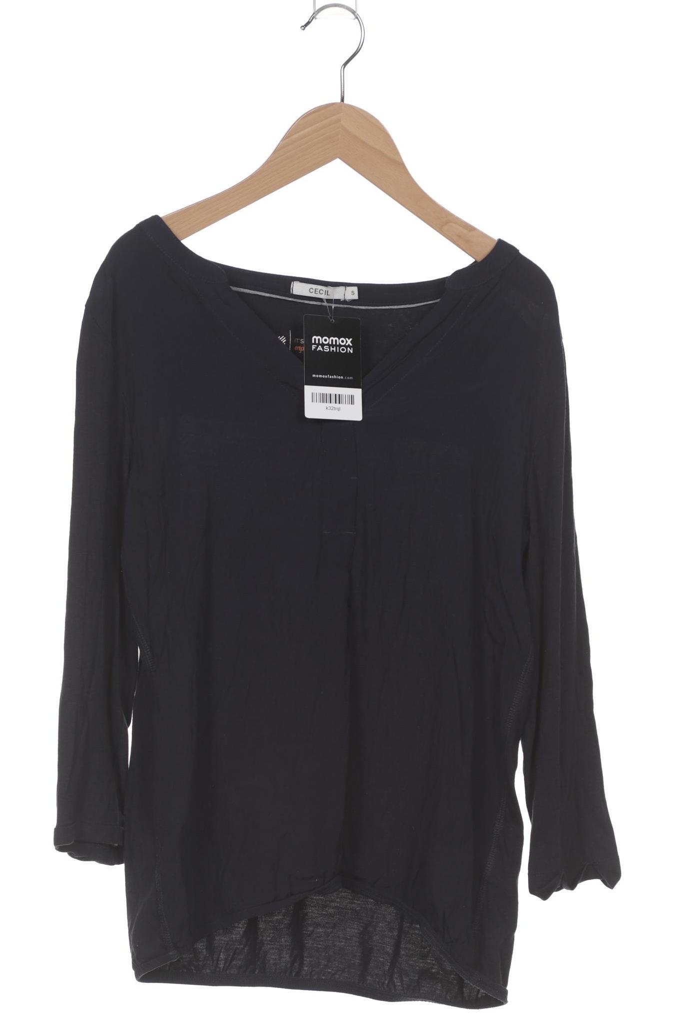 

Cecil Damen Langarmshirt, marineblau, Gr. 36