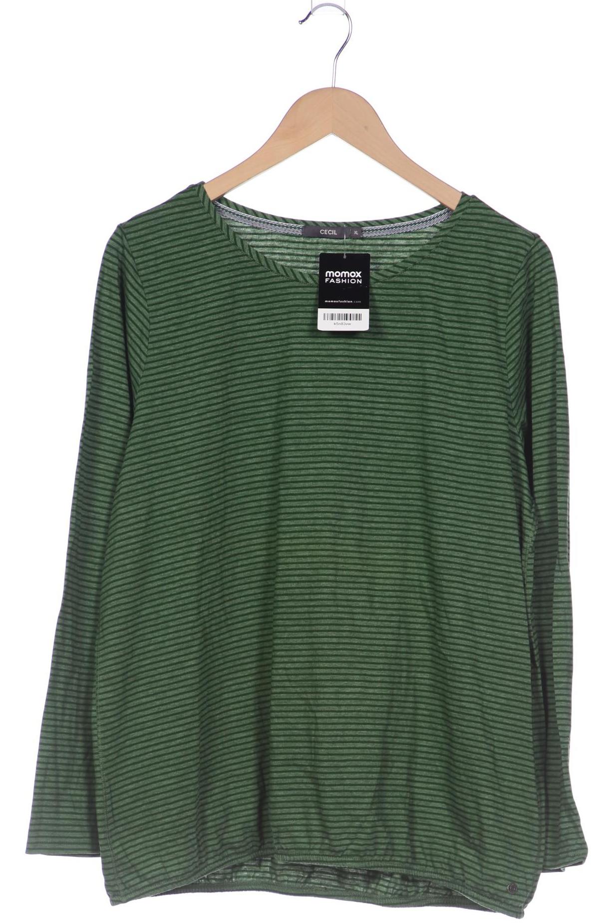 

Cecil Damen Langarmshirt, grün, Gr. 44