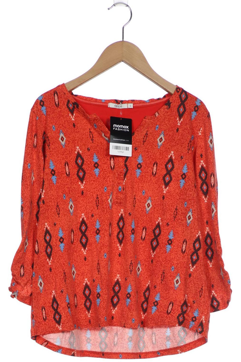 

CECIL Damen Langarmshirt, orange