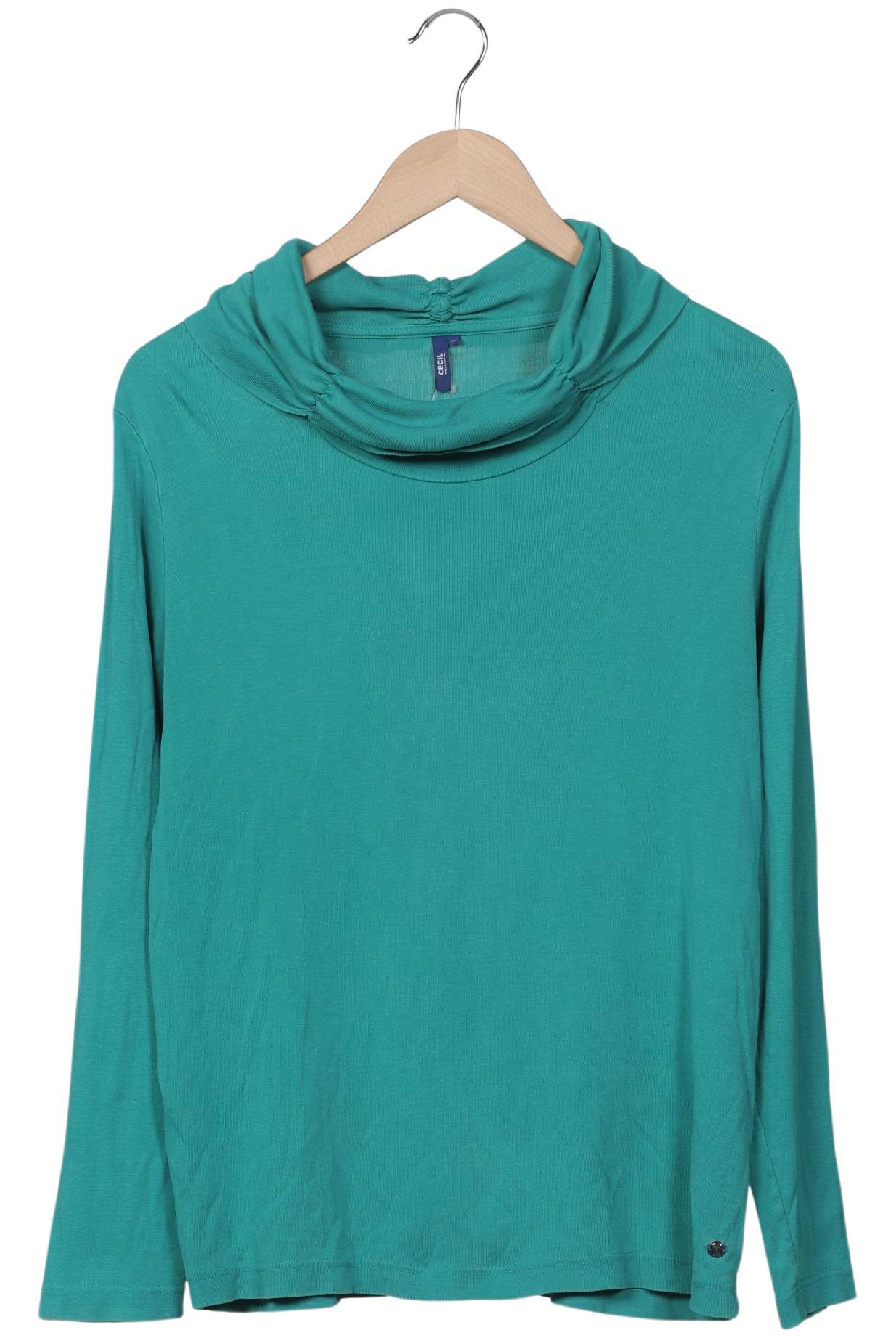 

Cecil Damen Langarmshirt, türkis, Gr. 44