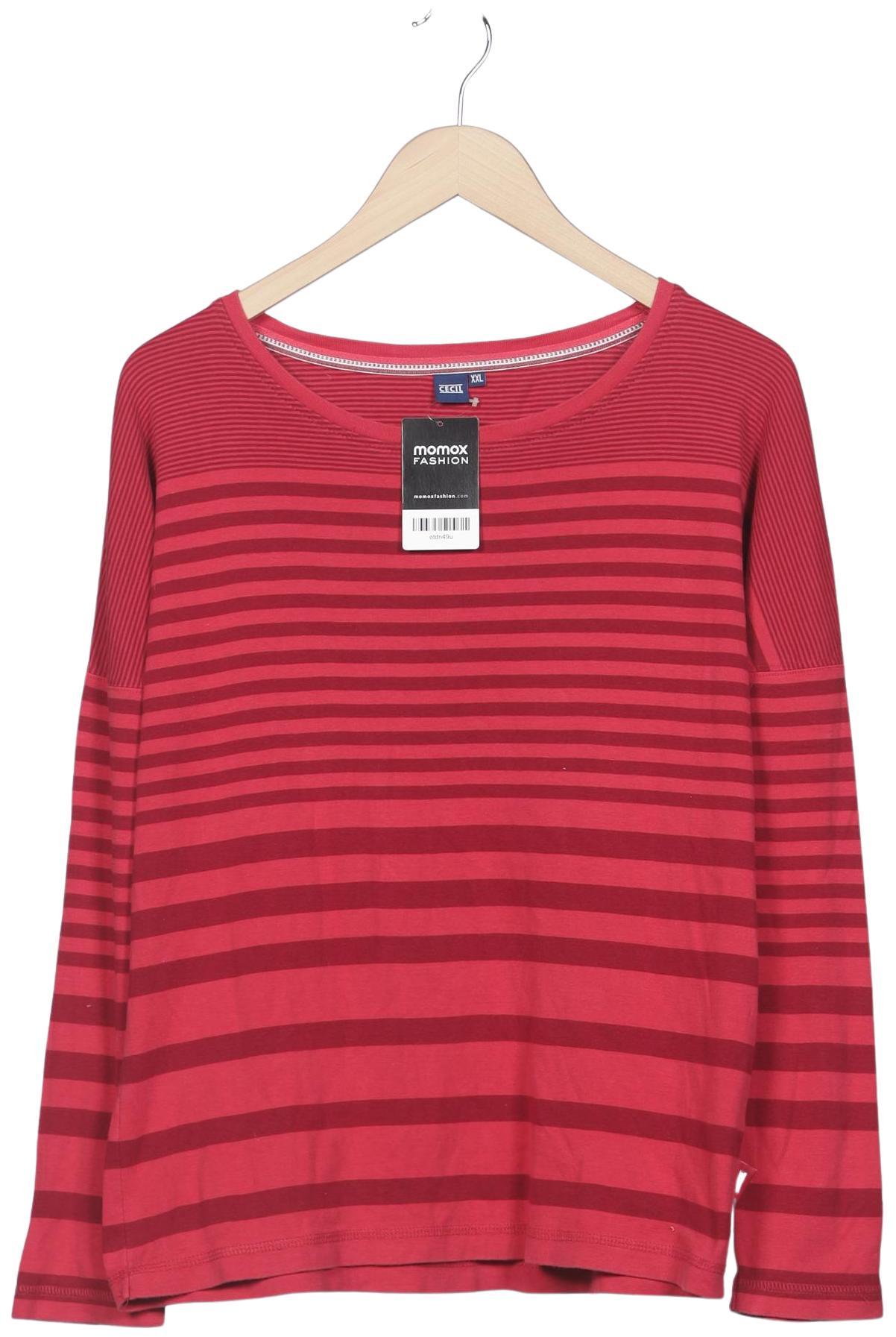 

Cecil Damen Langarmshirt, rot, Gr. 46