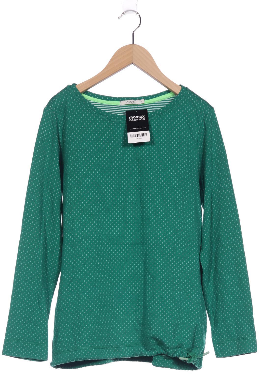 

Cecil Damen Langarmshirt, grün, Gr. 36
