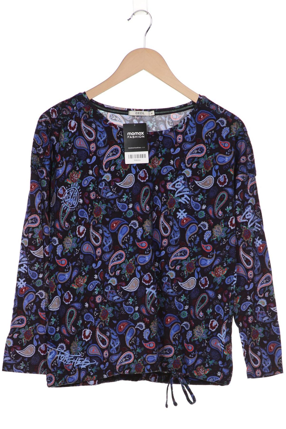 

Cecil Damen Langarmshirt, blau, Gr. 38