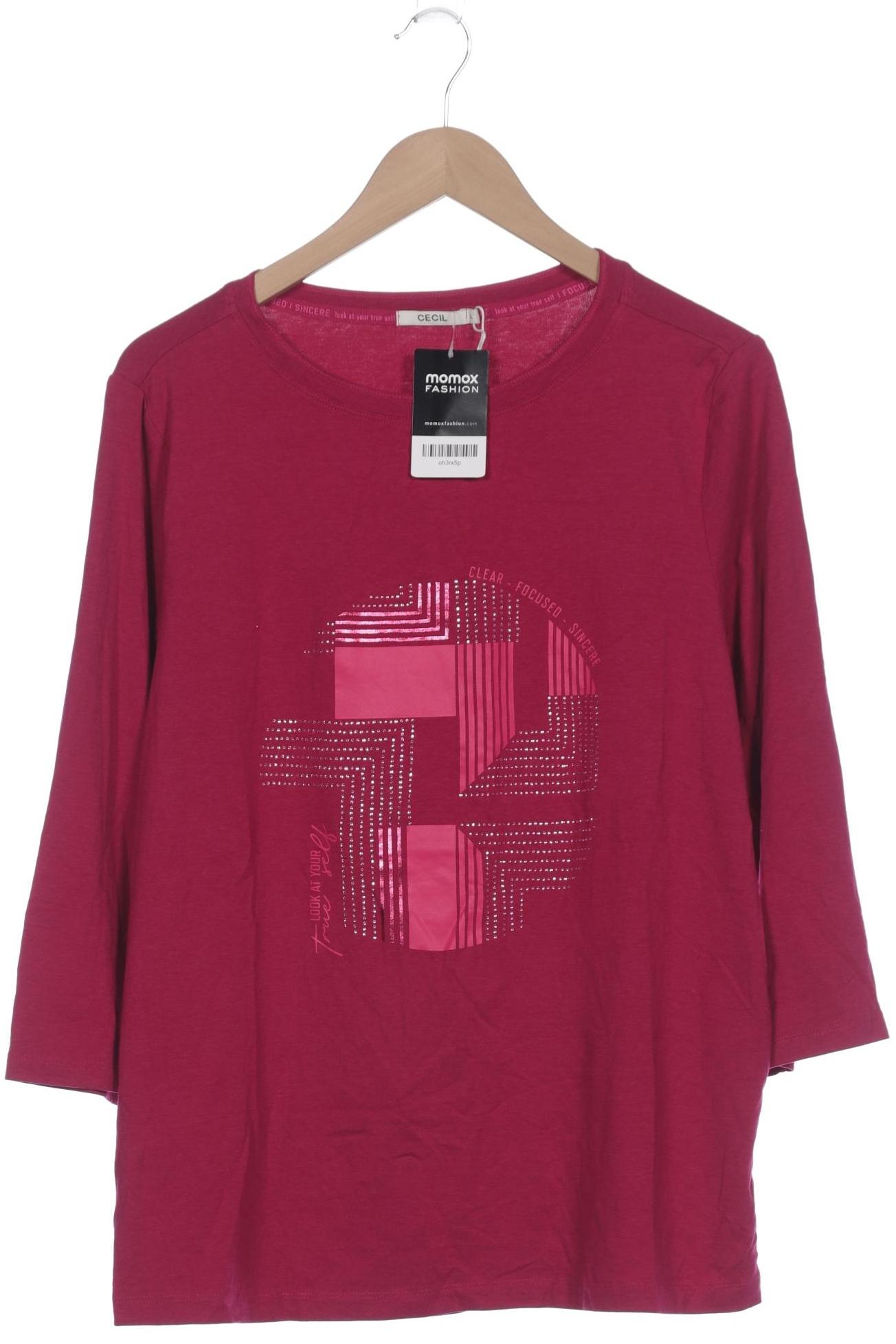 

Cecil Damen Langarmshirt, pink, Gr. 42