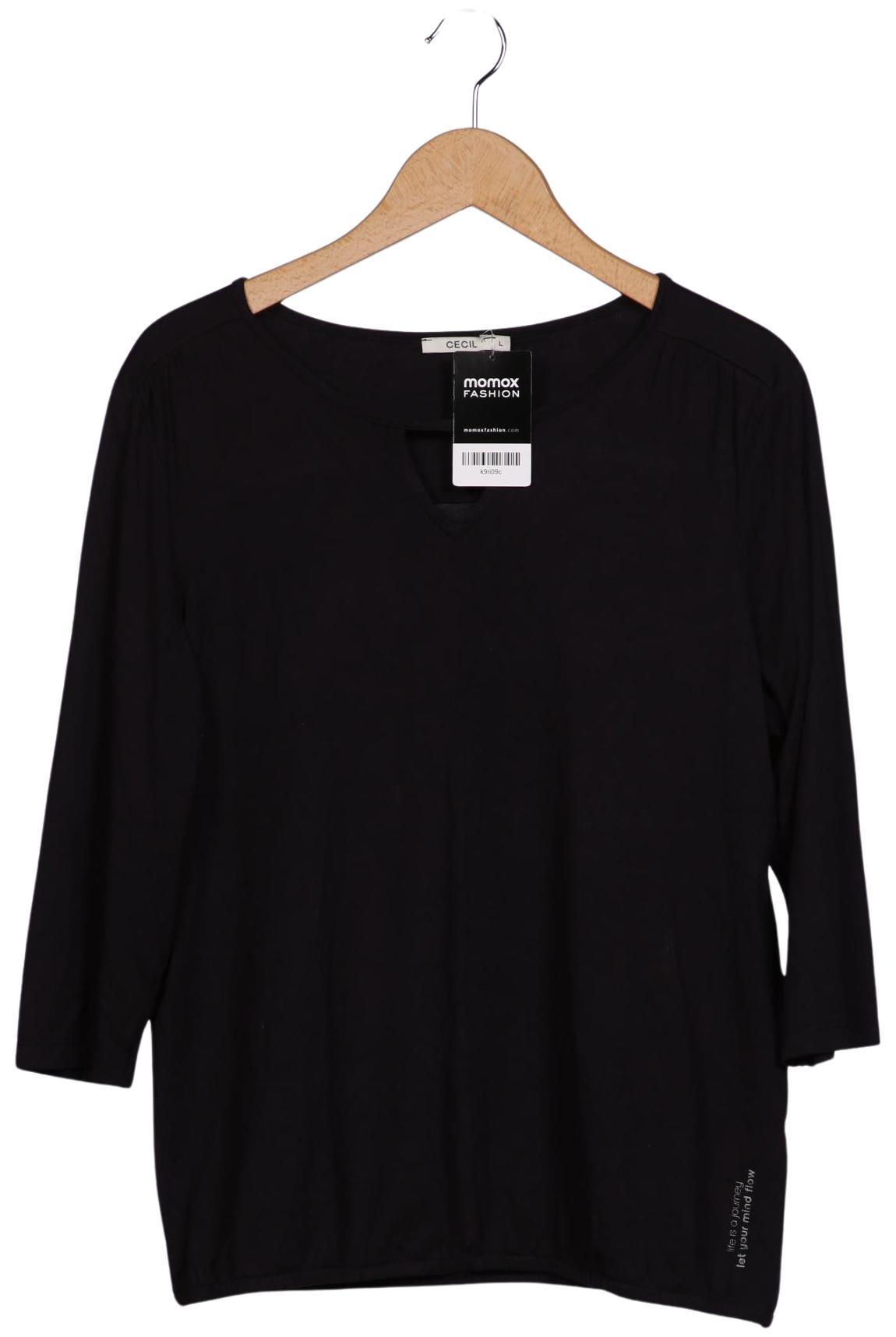 

Cecil Damen Langarmshirt, schwarz, Gr. 42