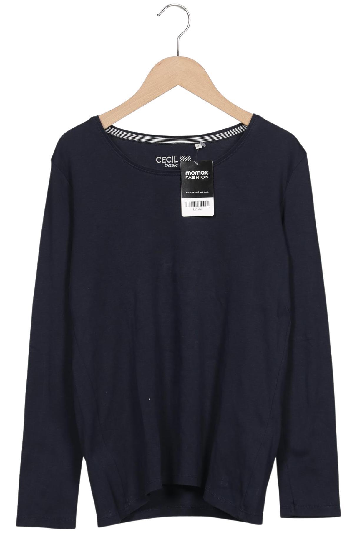 

Cecil Damen Langarmshirt, marineblau, Gr. 38