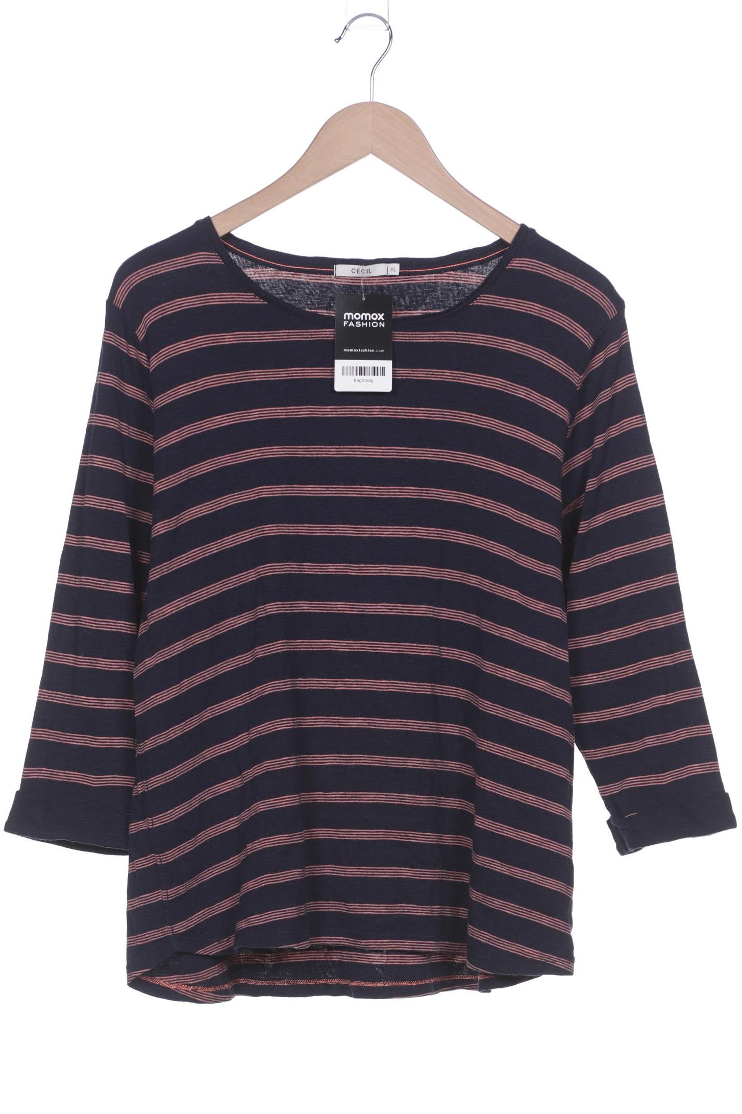 

Cecil Damen Langarmshirt, marineblau, Gr. 44