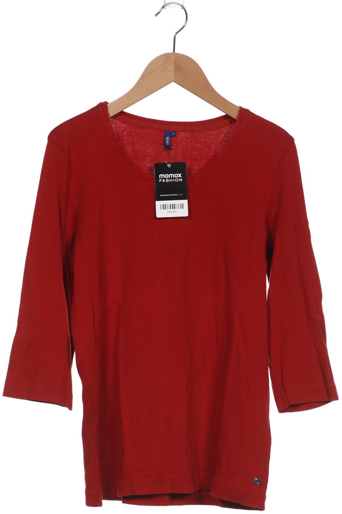 

Cecil Damen Langarmshirt, rot, Gr. 38