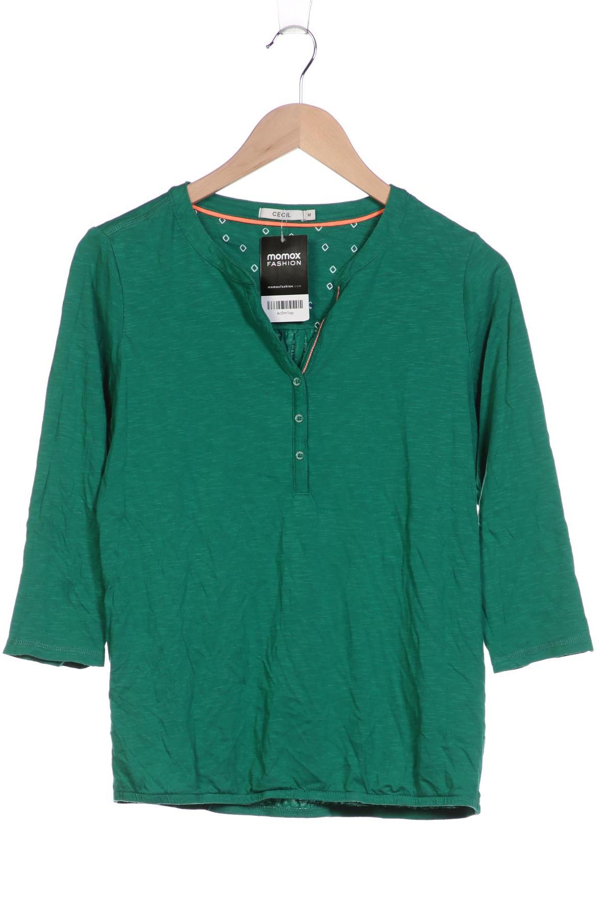 

Cecil Damen Langarmshirt, grün, Gr. 38