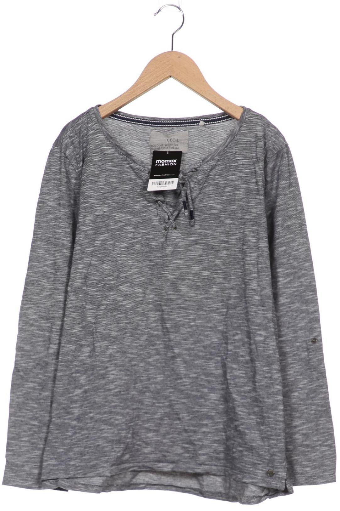 

Cecil Damen Langarmshirt, grau, Gr. 44