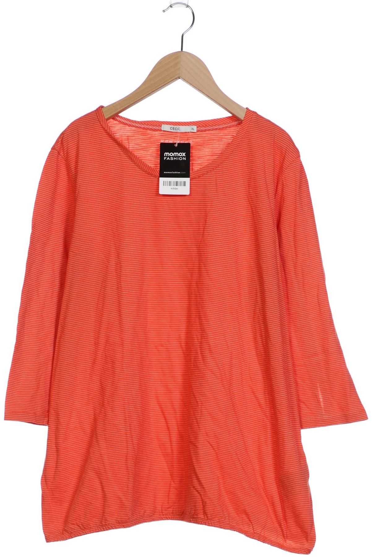 

Cecil Damen Langarmshirt, orange, Gr. 44