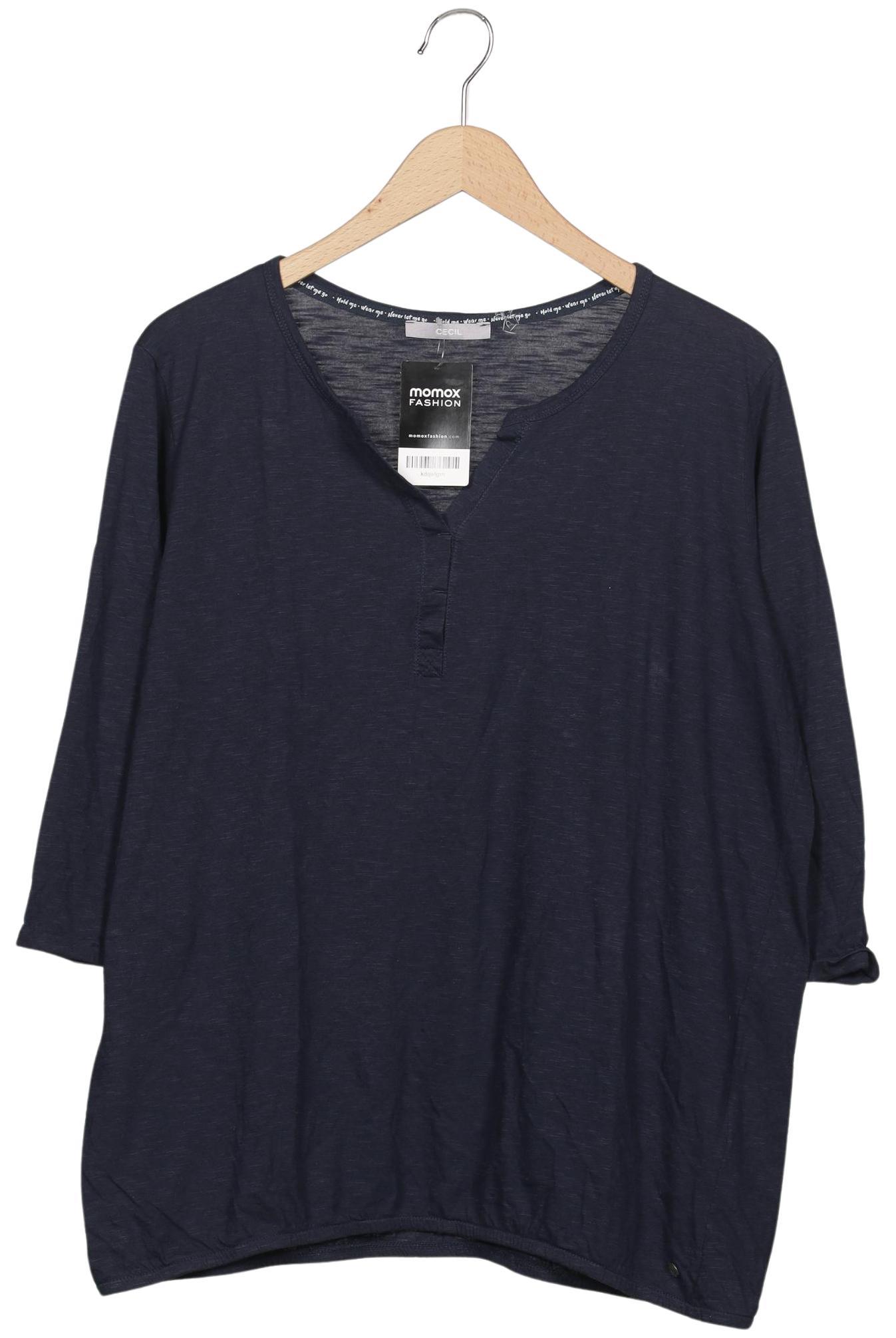 

Cecil Damen Langarmshirt, marineblau, Gr. 46