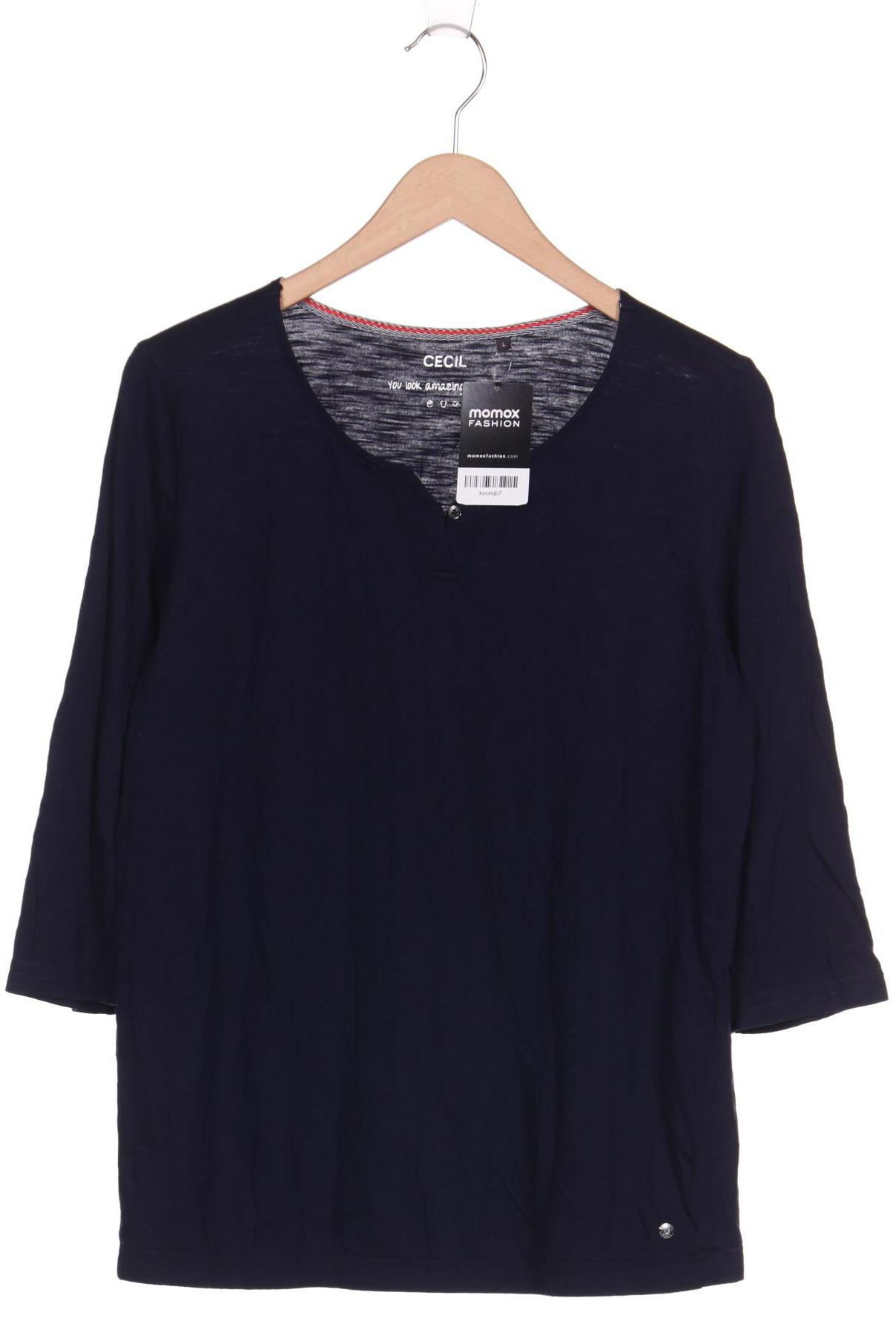 

CECIL Damen Langarmshirt, marineblau