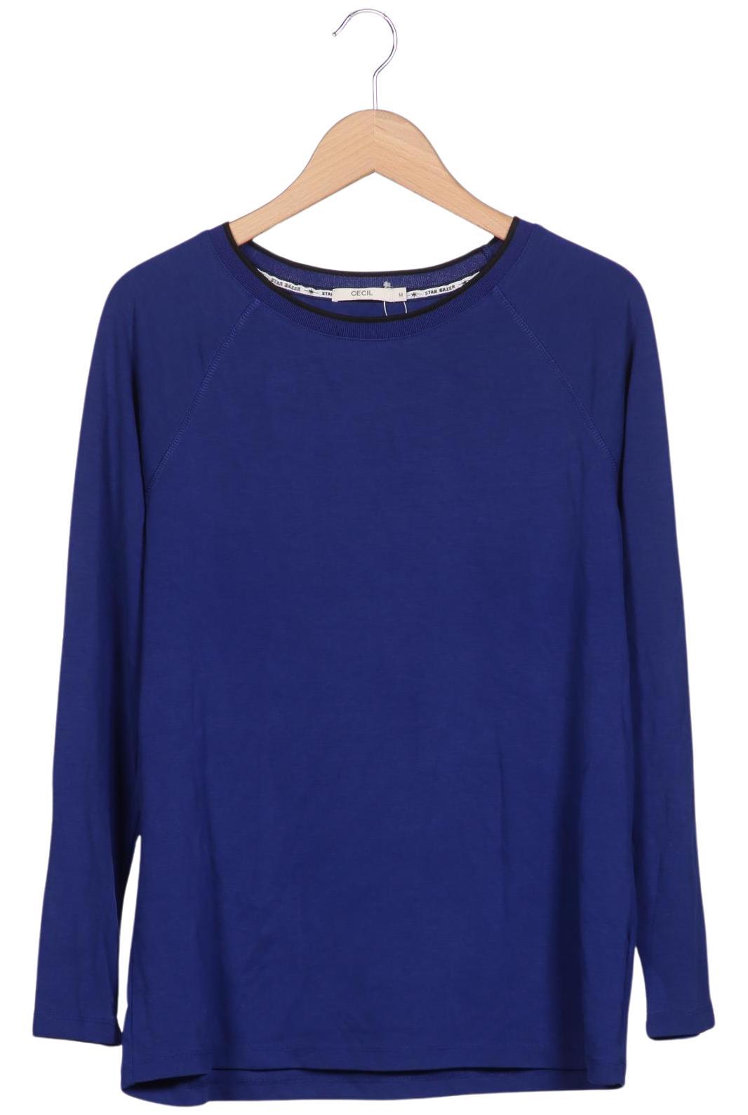 

Cecil Damen Langarmshirt, marineblau, Gr. 38