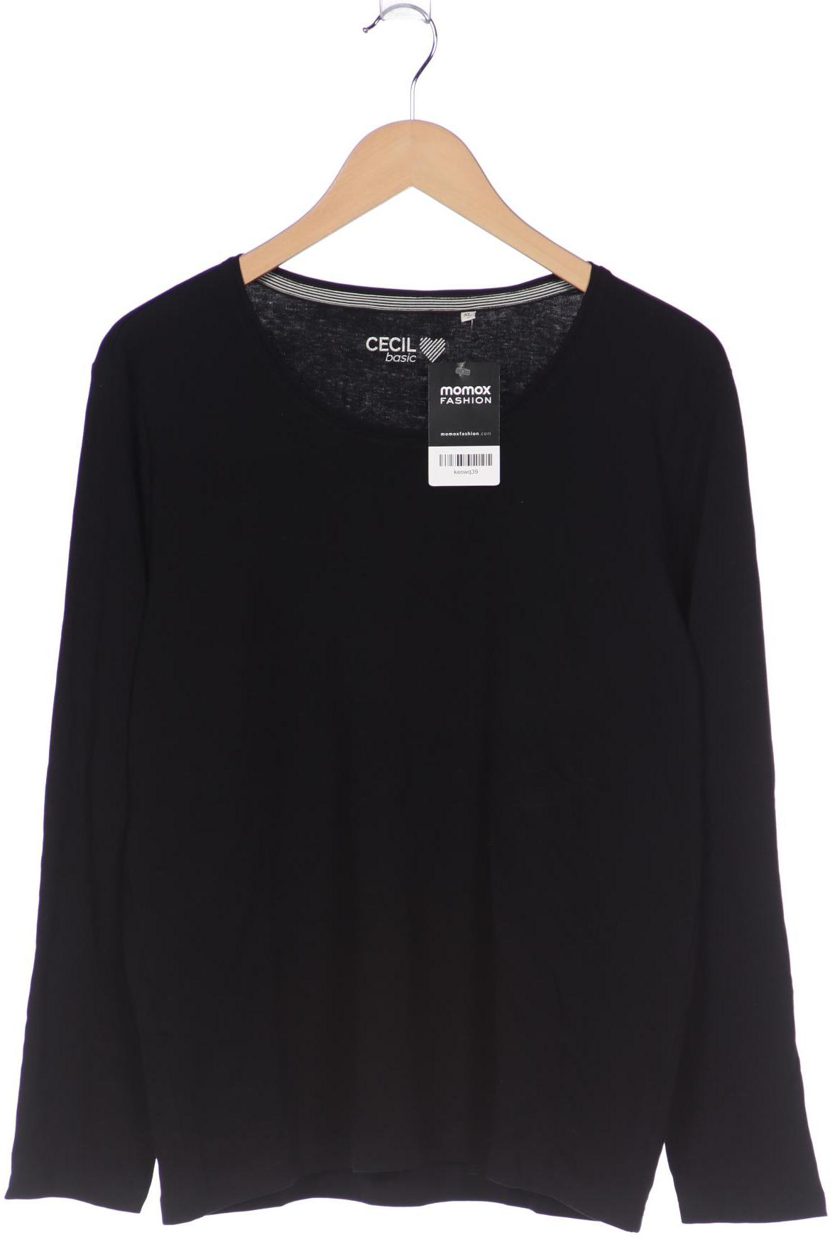 

CECIL Damen Langarmshirt, schwarz