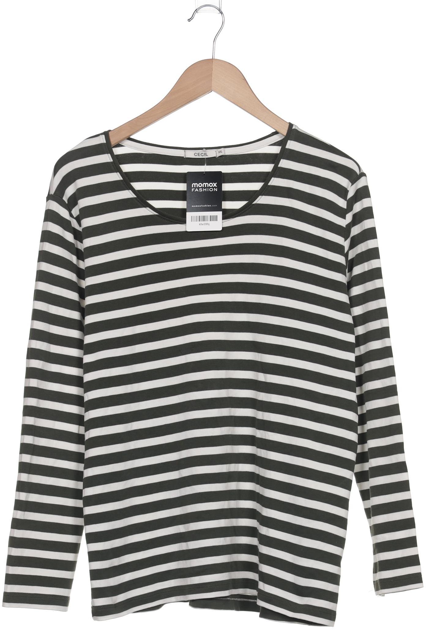 

Cecil Damen Langarmshirt, grün, Gr. 46