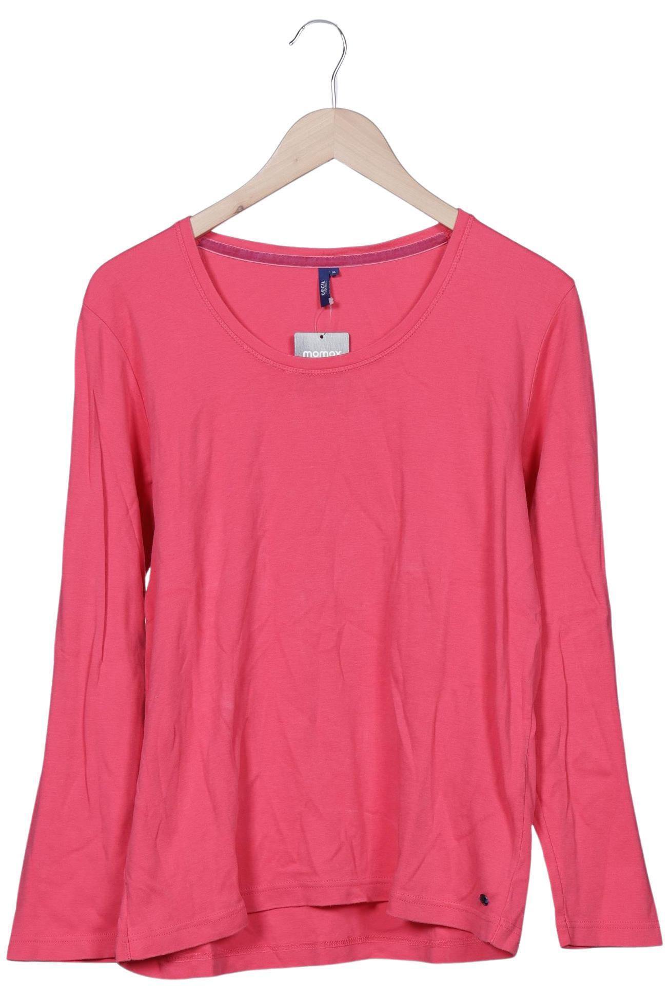 

Cecil Damen Langarmshirt, pink, Gr. 44