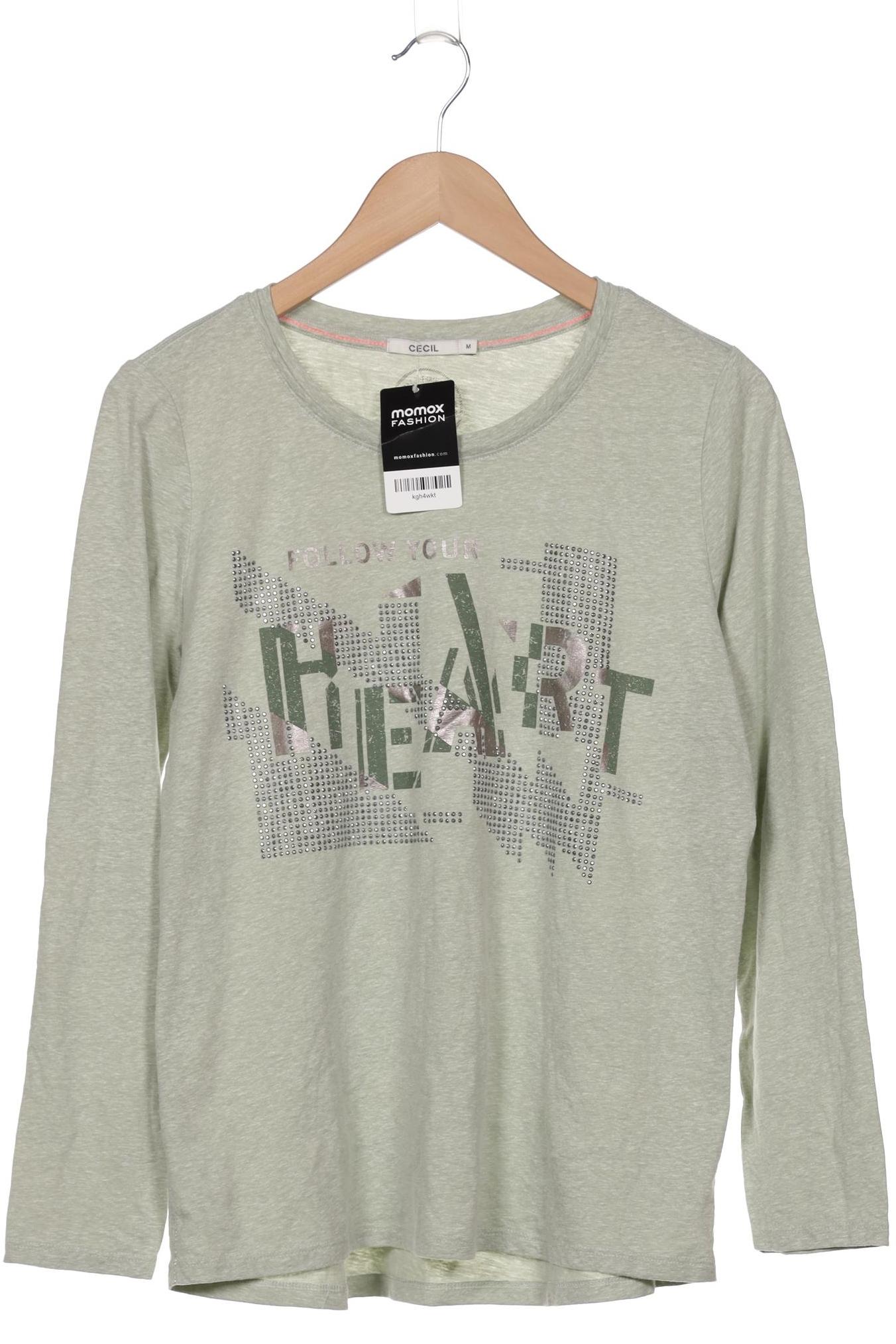

Cecil Damen Langarmshirt, grün, Gr. 38