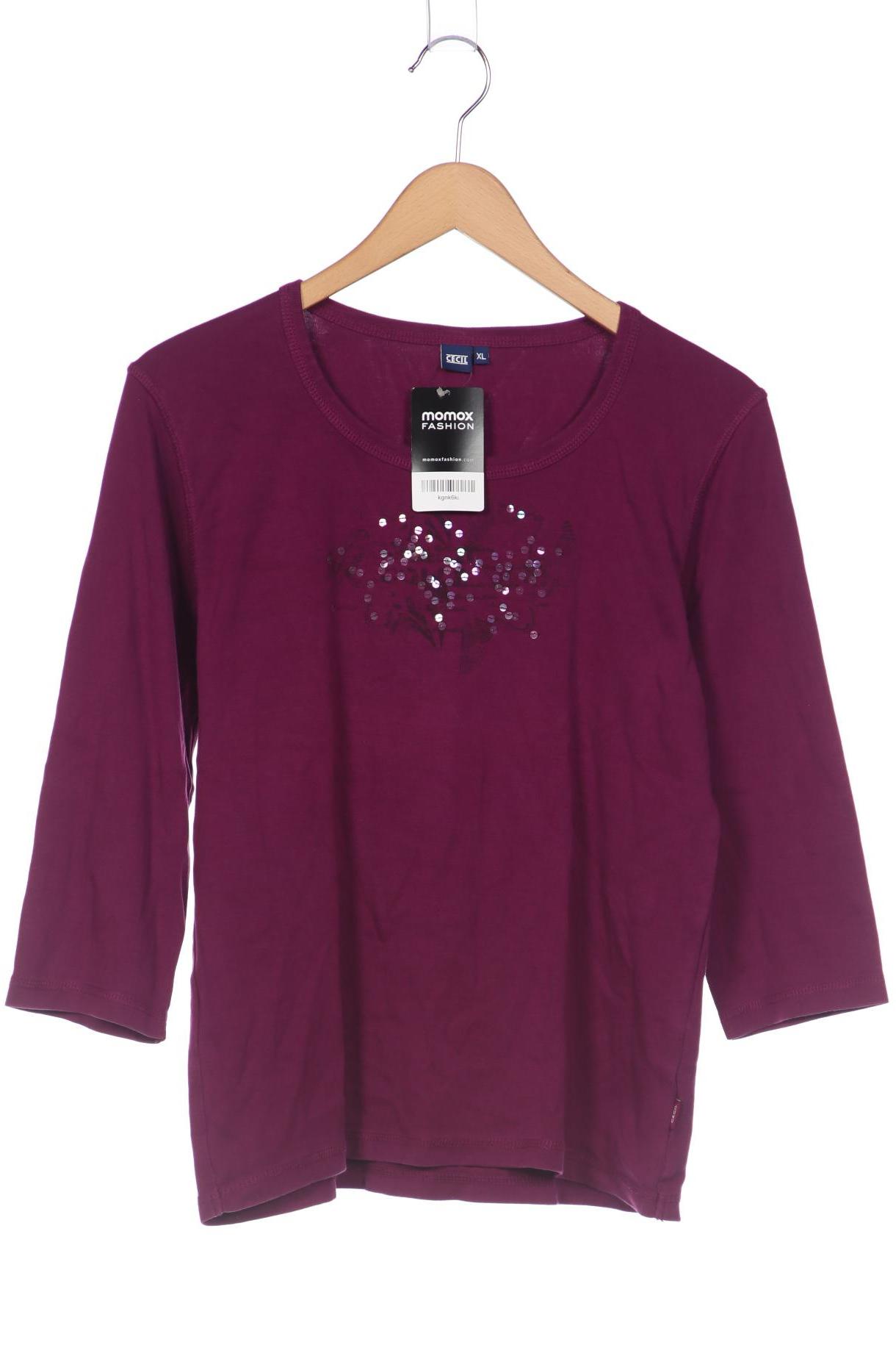 

Cecil Damen Langarmshirt, pink, Gr. 44