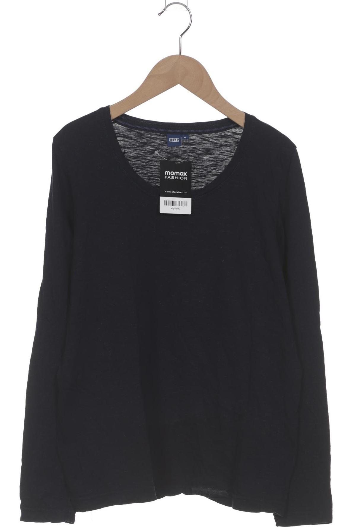 

Cecil Damen Langarmshirt, marineblau, Gr. 44