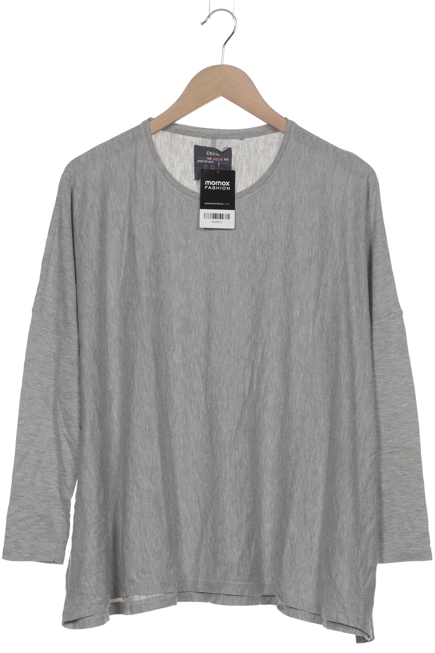 

Cecil Damen Langarmshirt, grau, Gr. 34