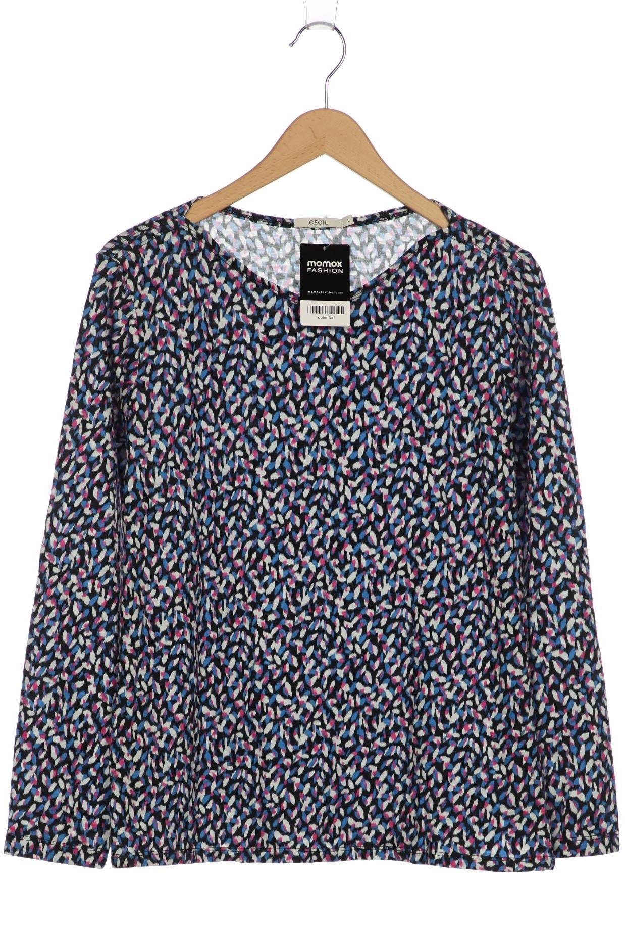 

Cecil Damen Langarmshirt, blau, Gr. 42