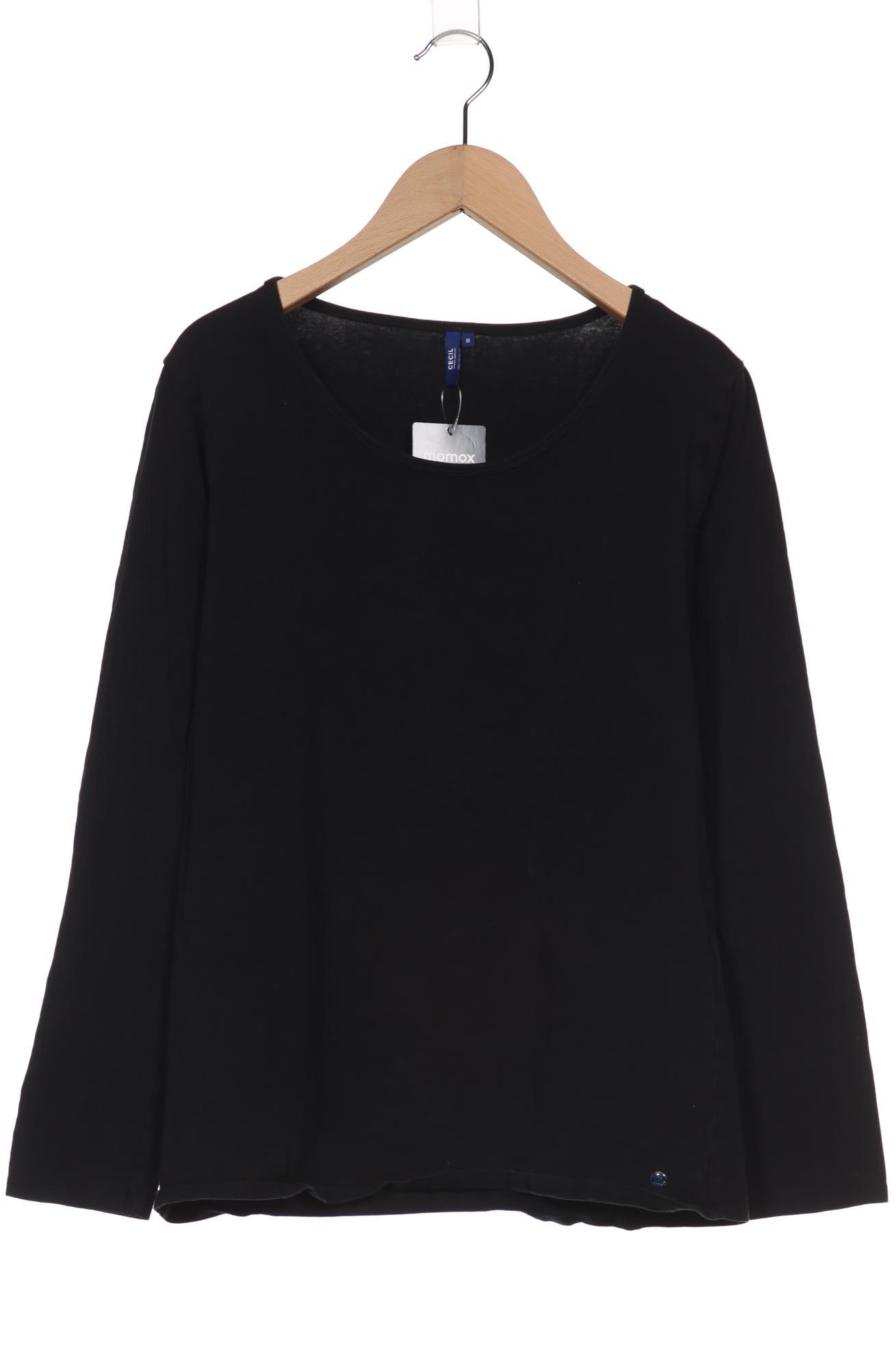 

Cecil Damen Langarmshirt, schwarz, Gr. 38