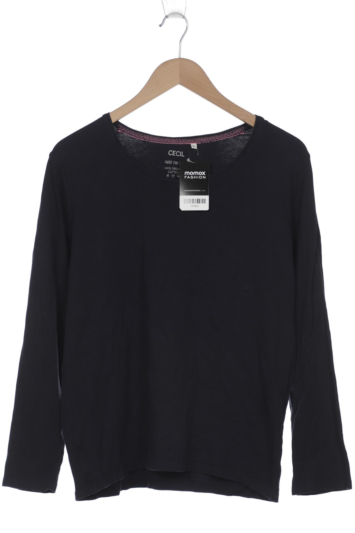 

Cecil Damen Langarmshirt, marineblau, Gr. 44