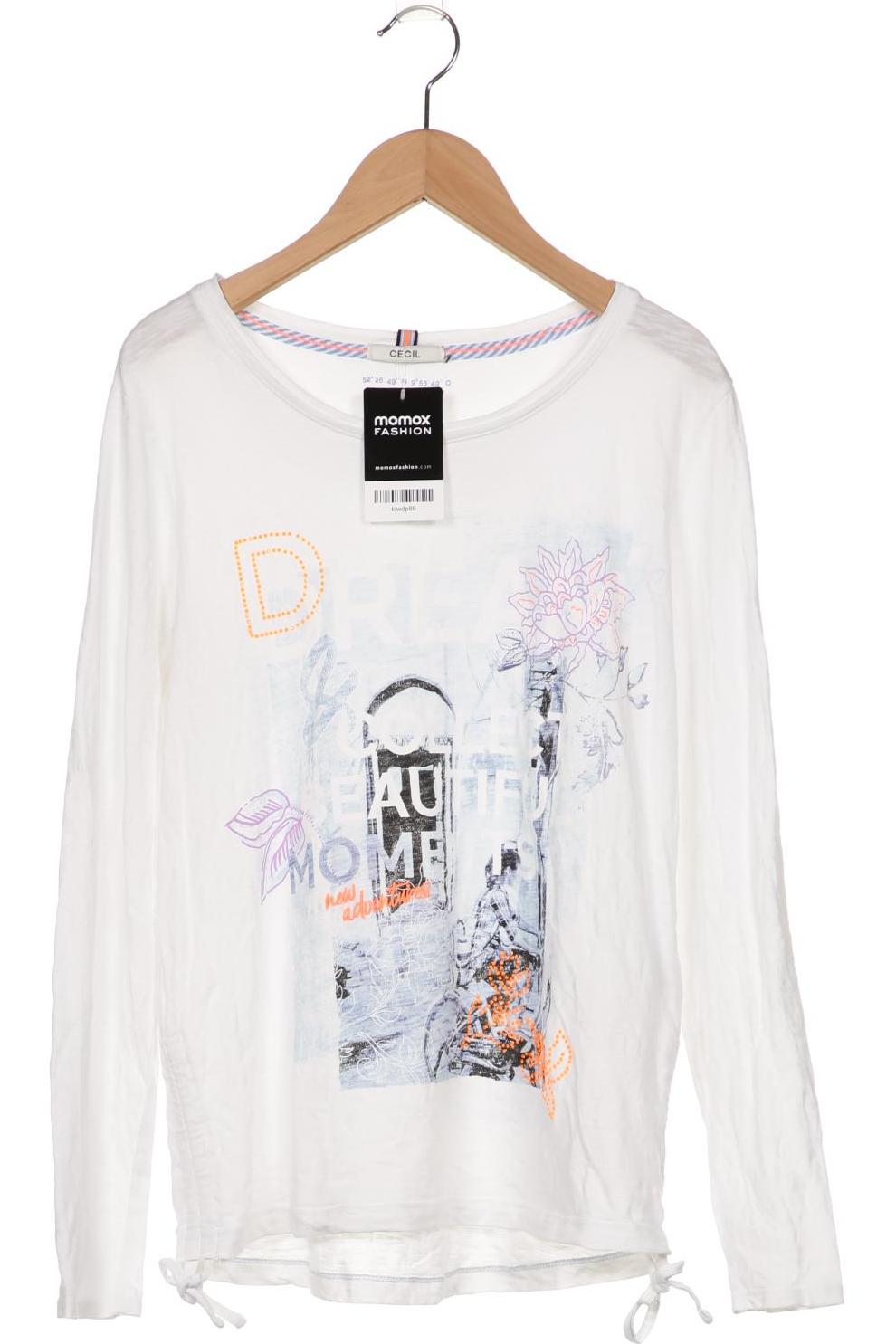 

CECIL Damen Langarmshirt, weiß