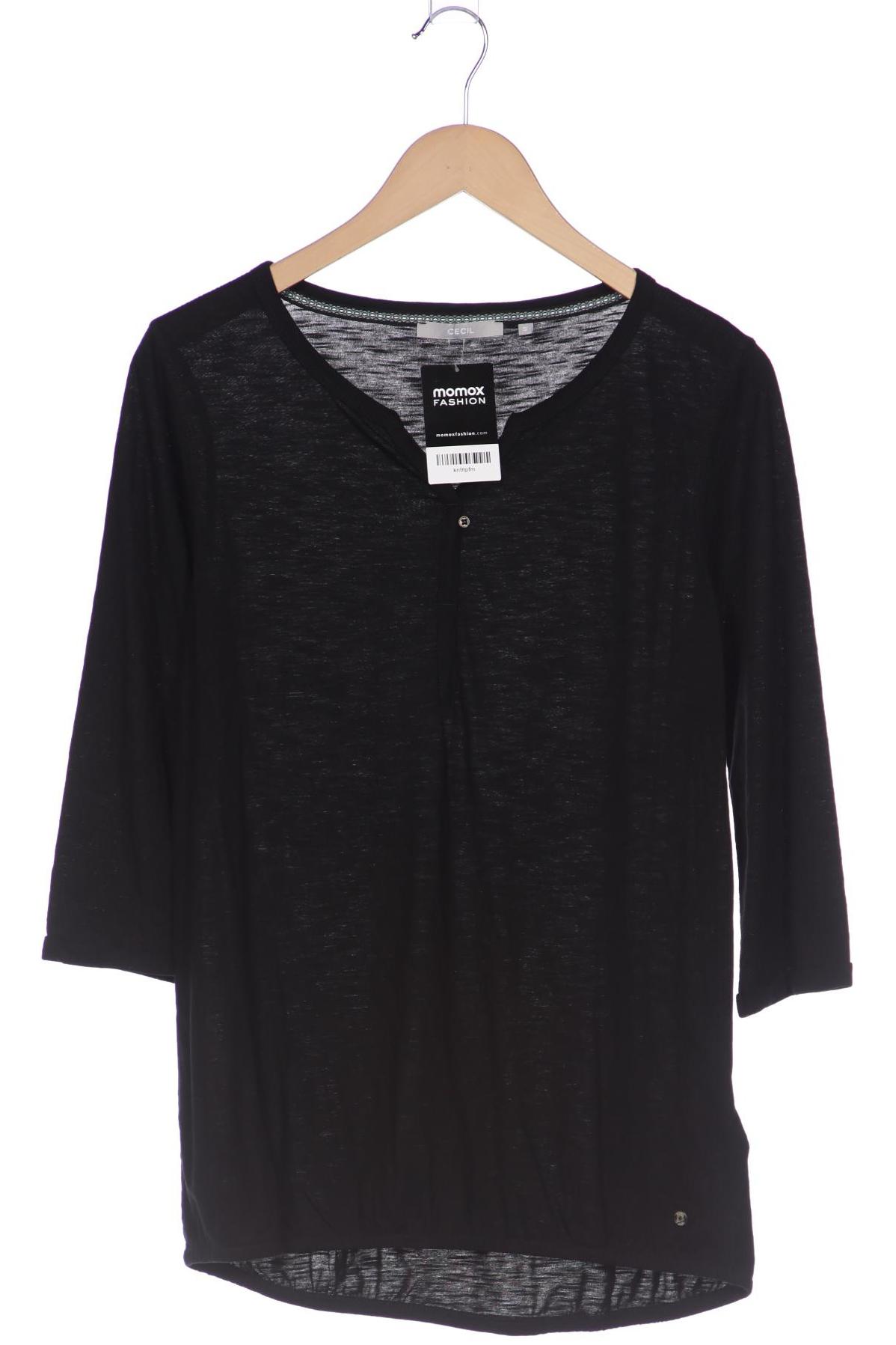 

Cecil Damen Langarmshirt, schwarz, Gr. 36