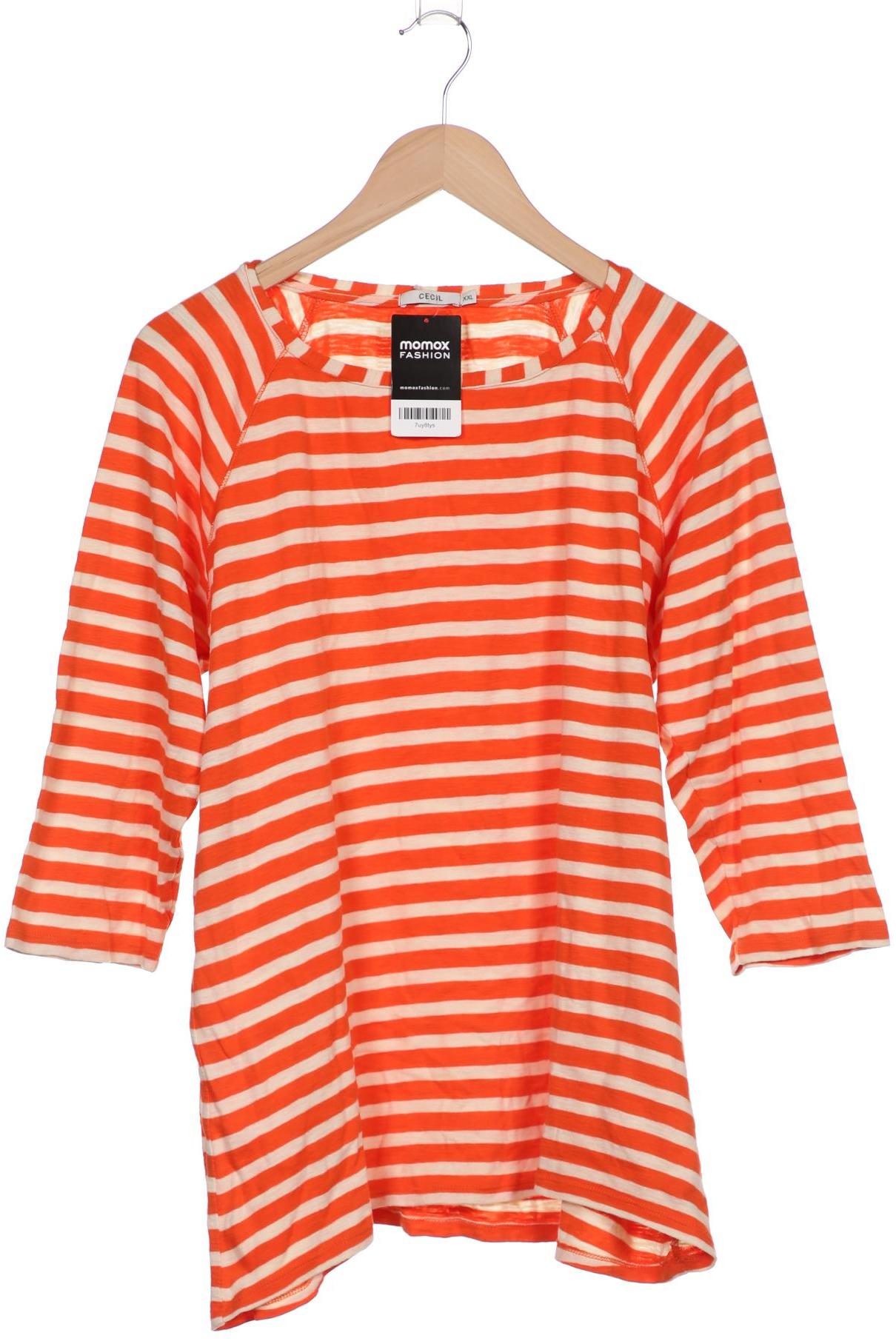 

CECIL Damen Langarmshirt, orange