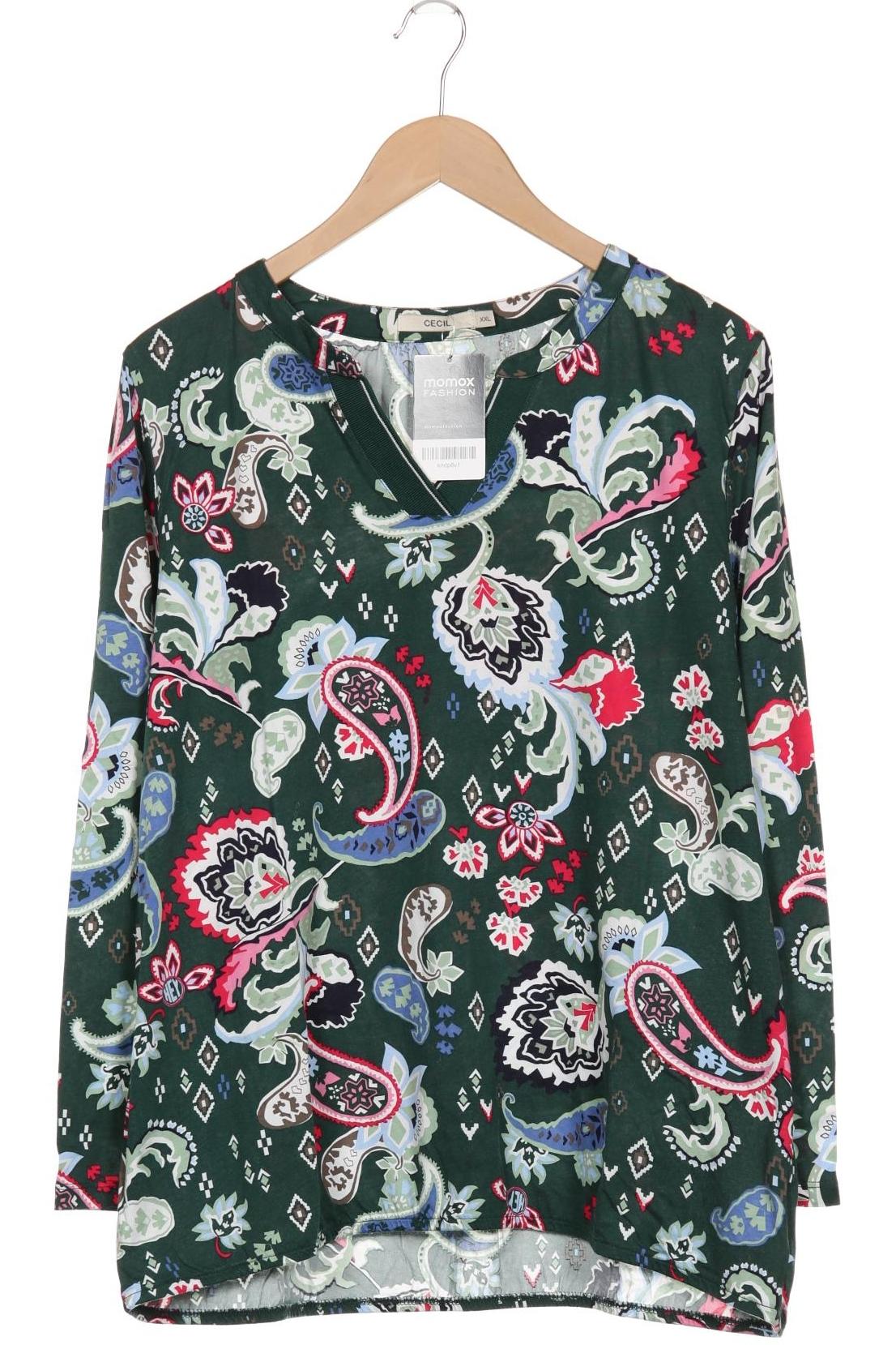 

Cecil Damen Langarmshirt, grün, Gr. 46